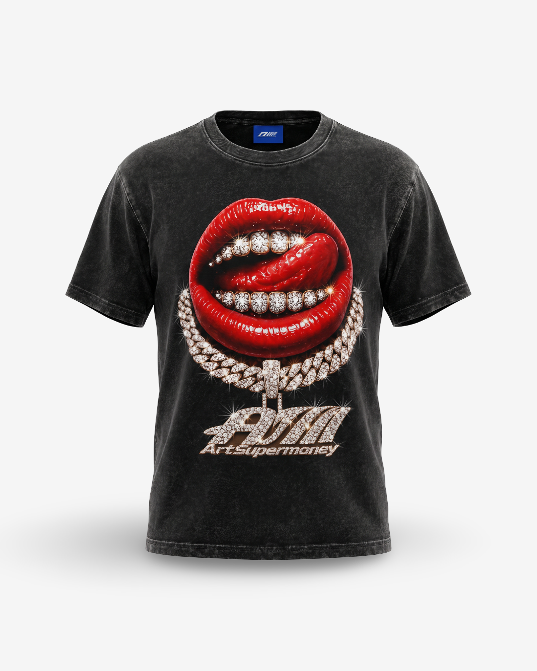 FW 2027 Artsupermoney Tee Grillz - BLK/BLK