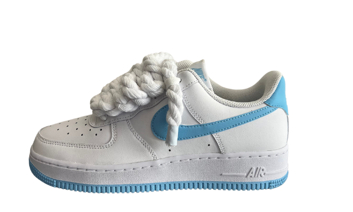 Air Force 1 Aquarius Blue Rope Laces