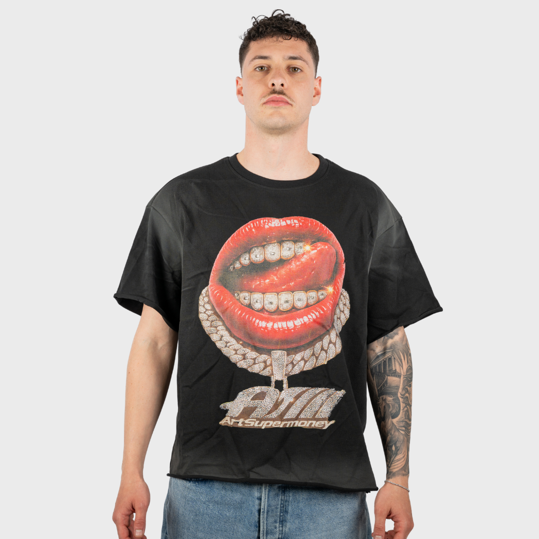 Artsupermoney Tee Grillz - Nero