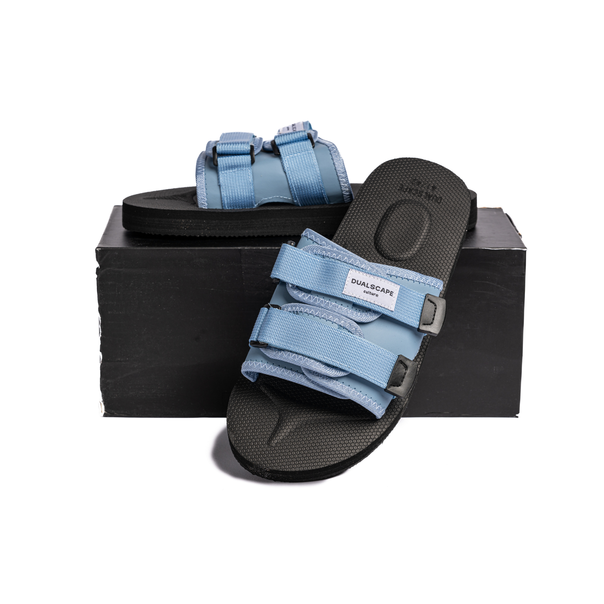 DUALSCAPE CIABATTA 2026 - NERO/CELESTE POLVERE