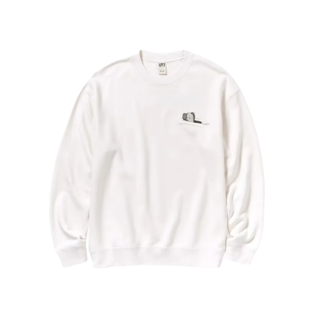 KAWS X UNIQLO SWEATSHIRT - BIANCO