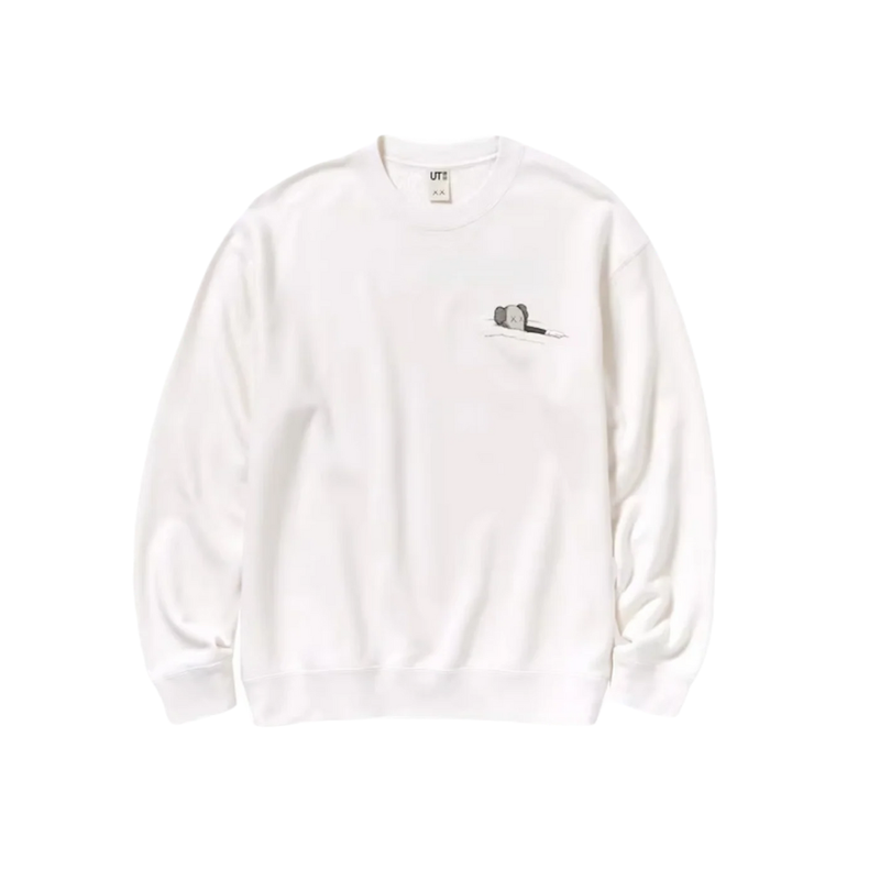 KAWS X UNIQLO SWEATSHIRT - BIANCO