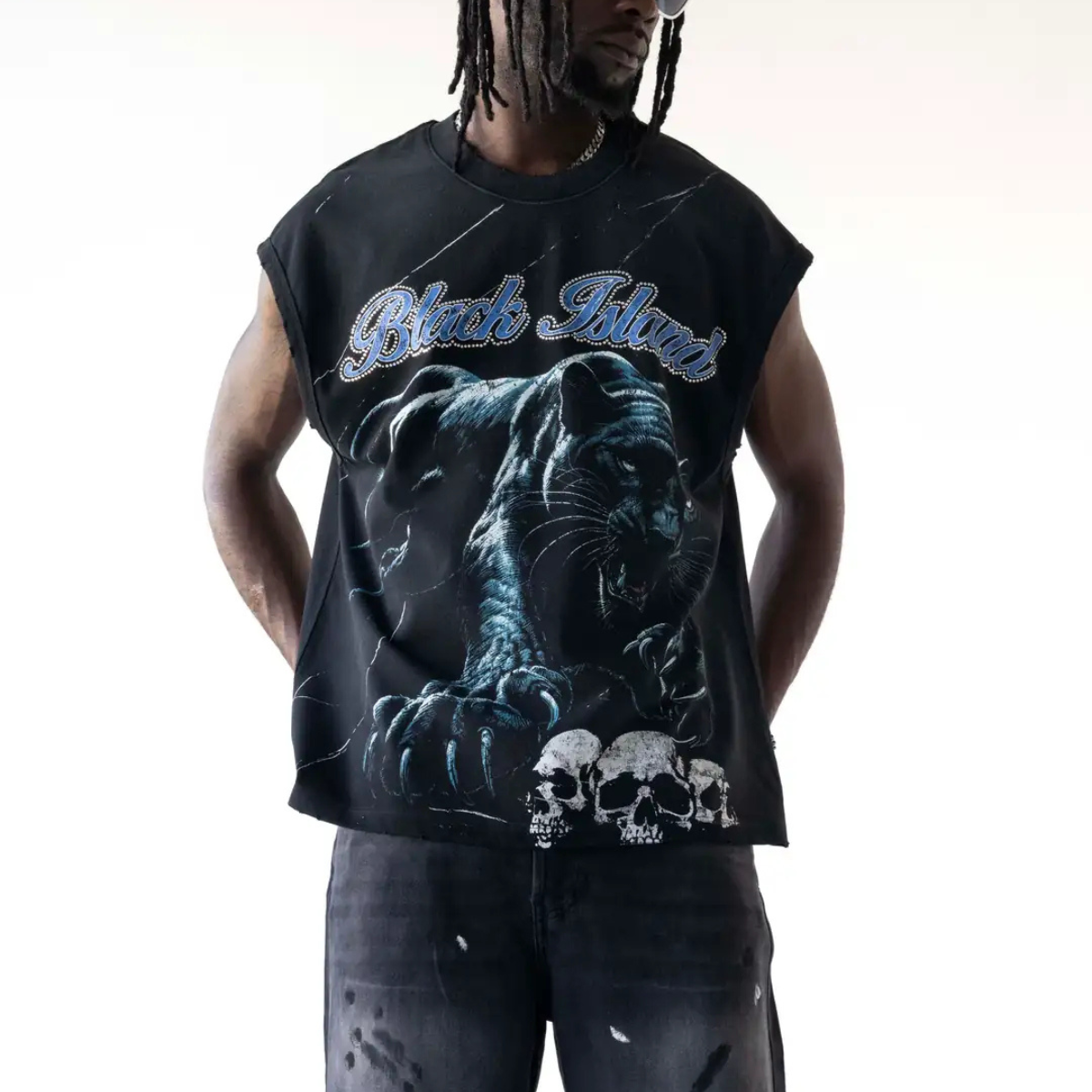 Black Island - Sleveless Panther Black