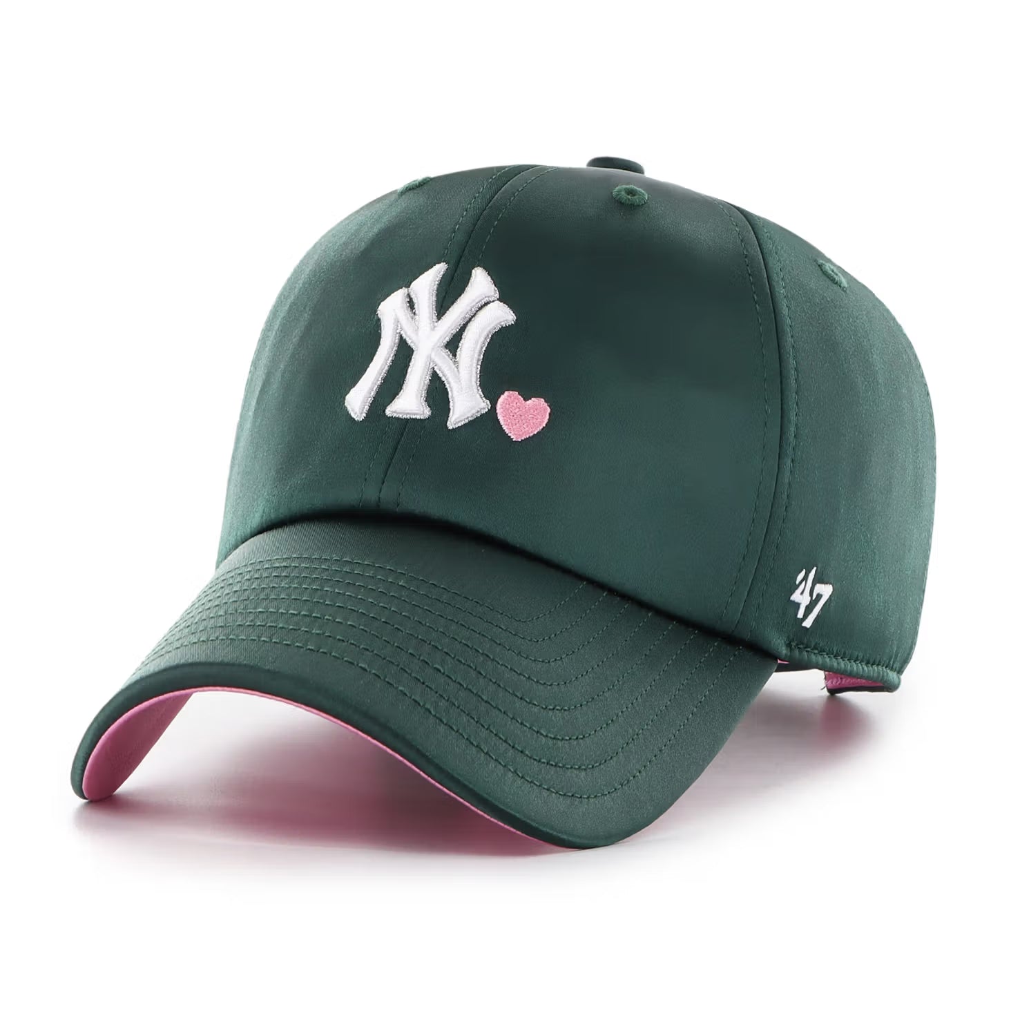 '47 Cappellino Satin Clean Up New York Yankees - Dark Green