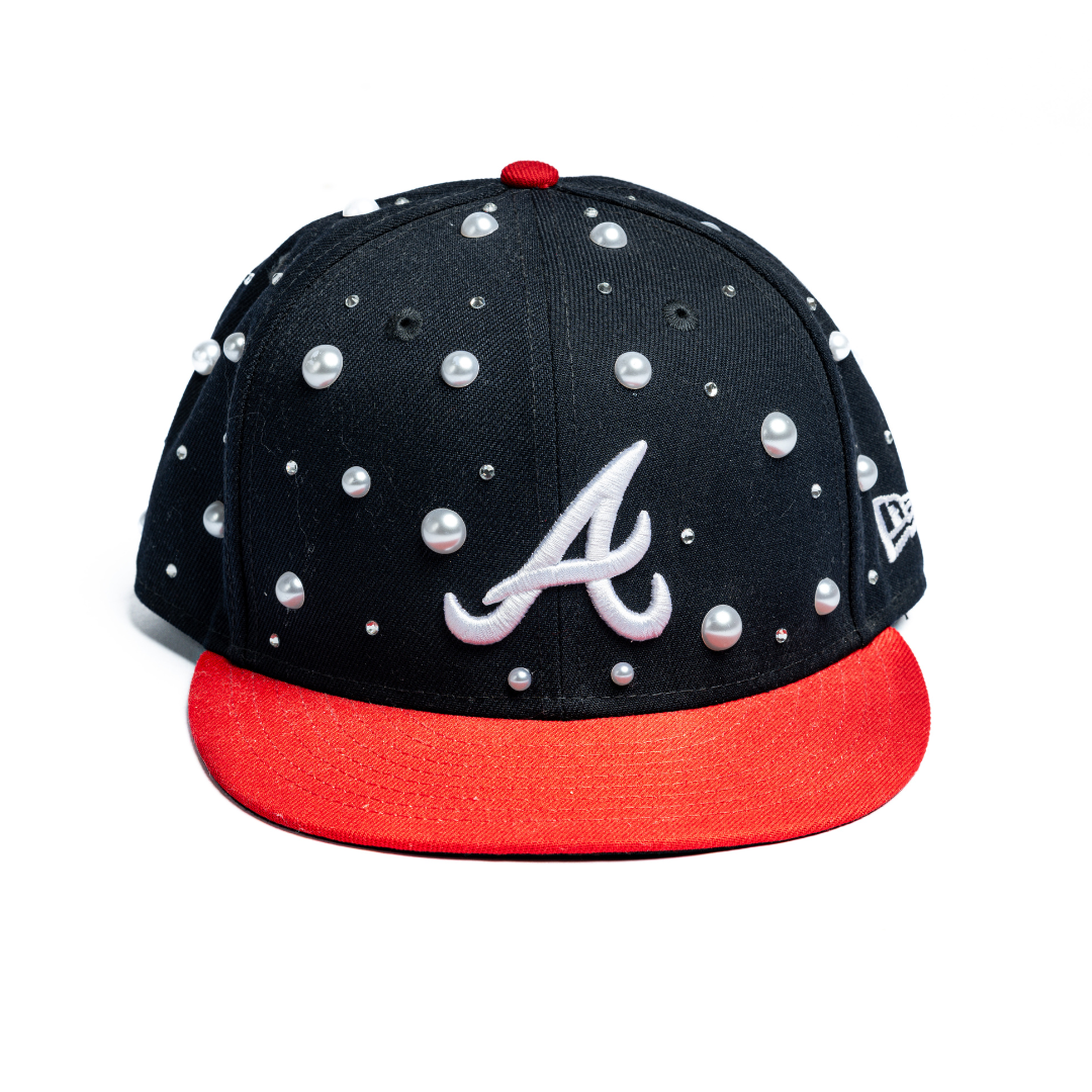New Era Fitted Atlanta Braves Pearl & Diamond