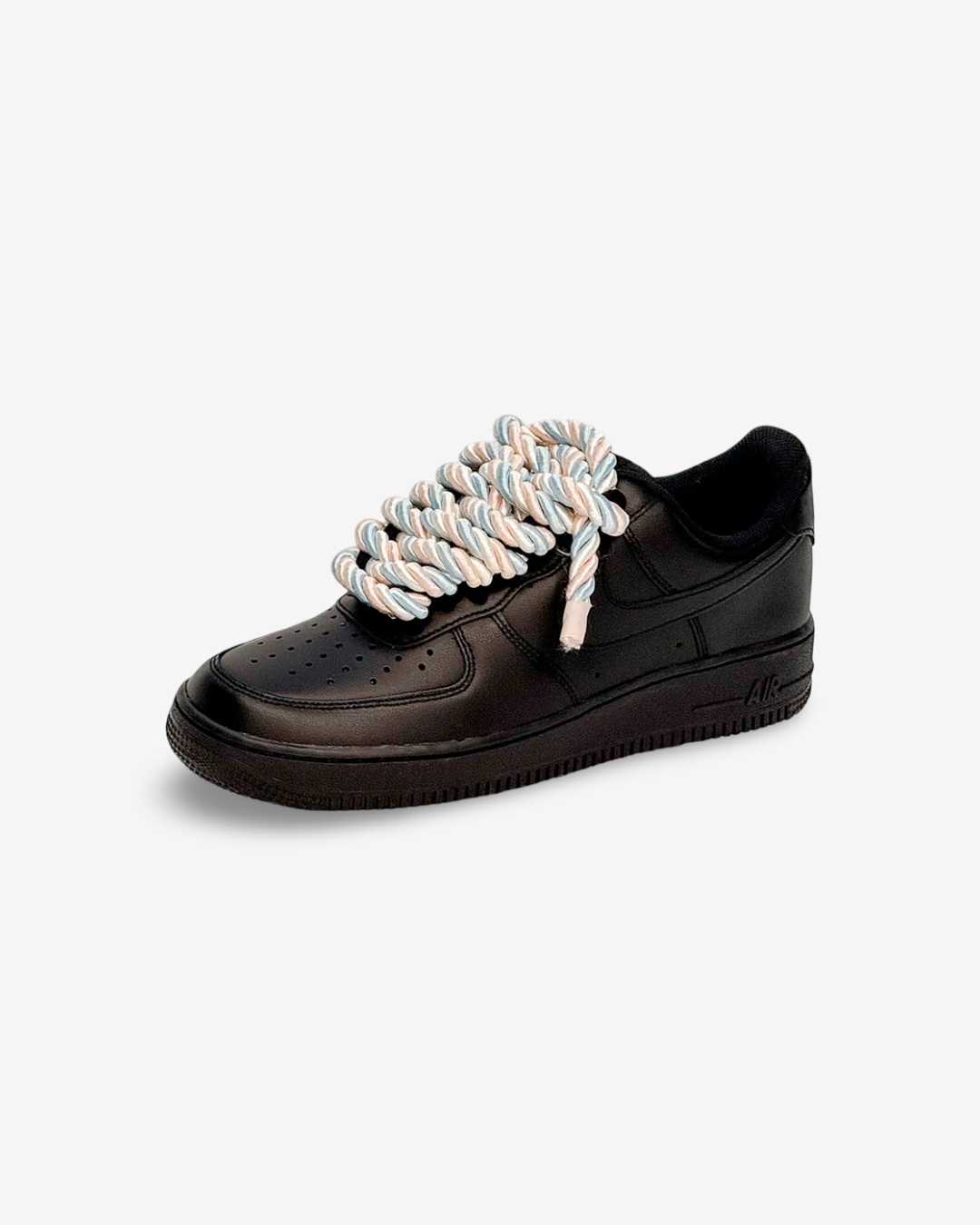 Air Force Black Corda Laces LOLLIPOP