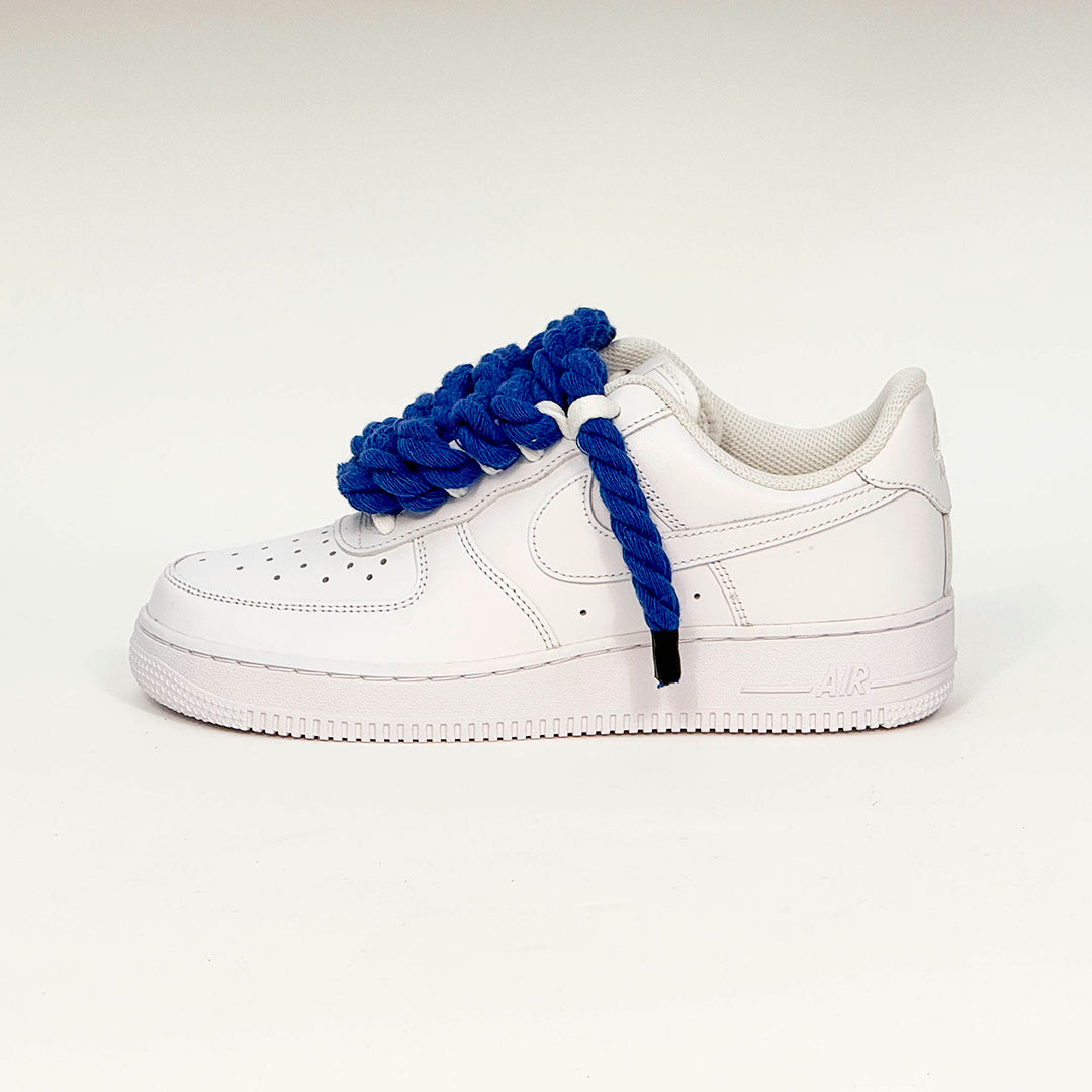 Air Force White Corda Laces BLU