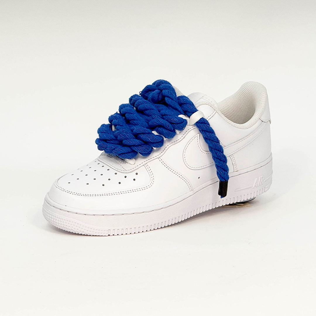 Air Force White Corda Laces BLU