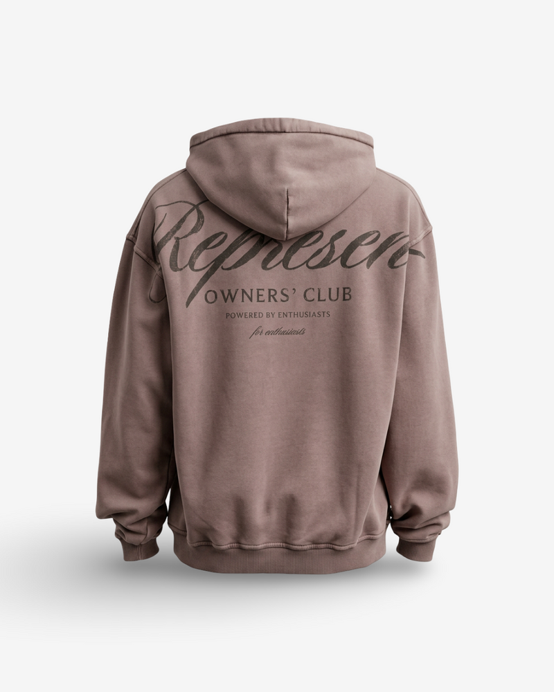 REPRESENT - FELPA CAPPUCCIO MARRONE