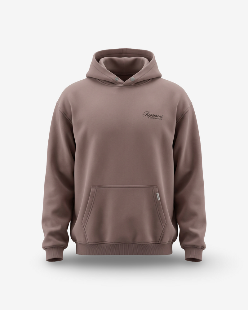 REPRESENT - FELPA CAPPUCCIO MARRONE