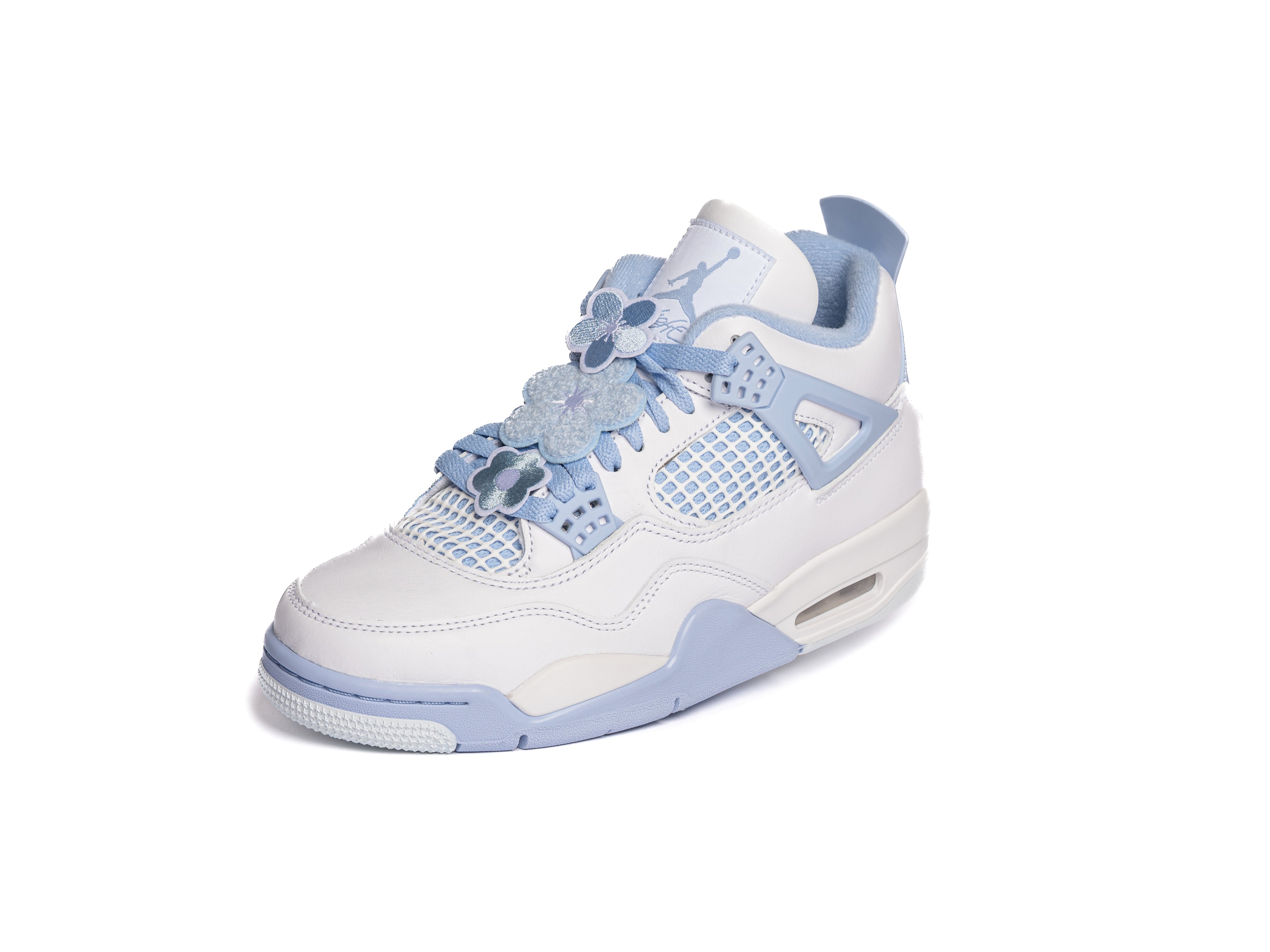 Nike Air Jordan 4 Retro Alluminum Forget Me Not