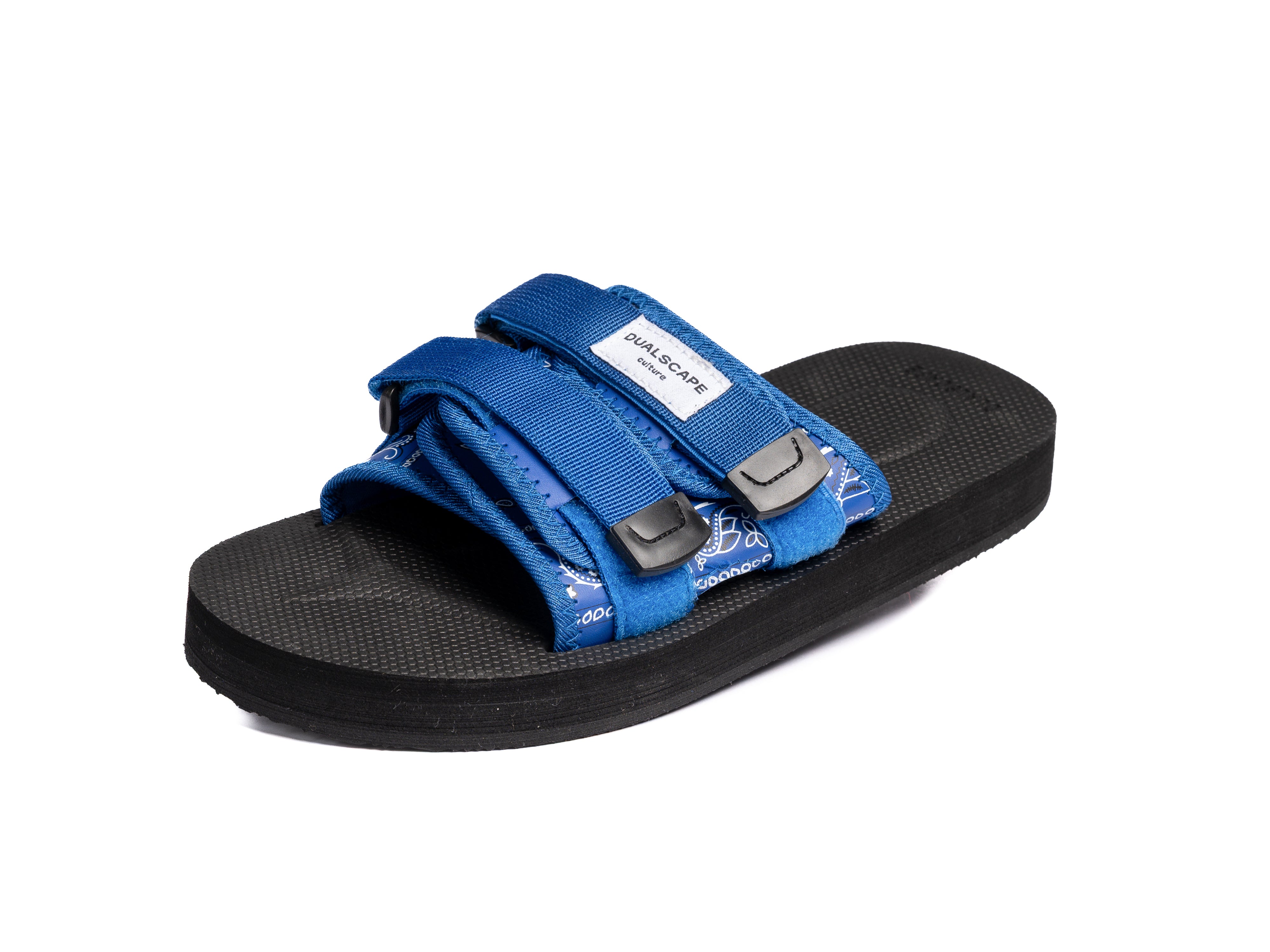 DUALSCAPE SLIPPERS - BANDANA NERO/BLU