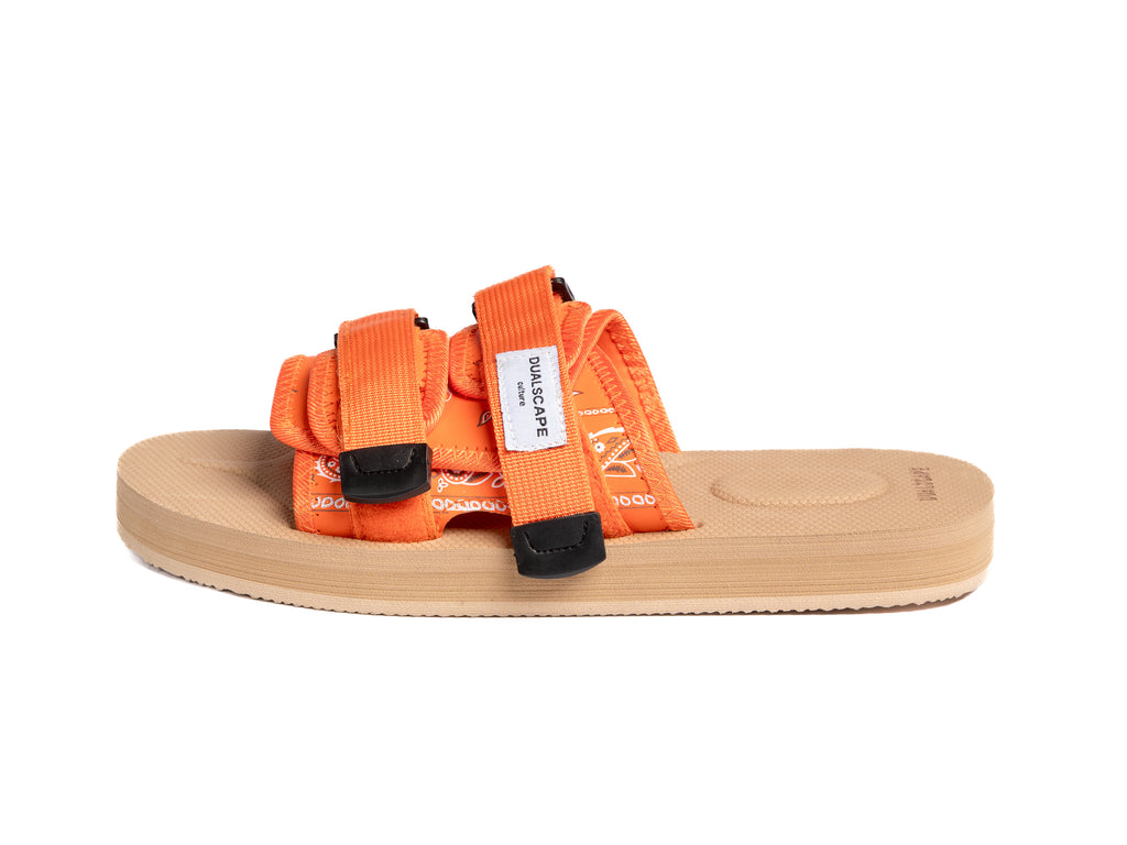 DUALSCAPE SLIPPERS - BANDANA BEIGE/ARANCIO