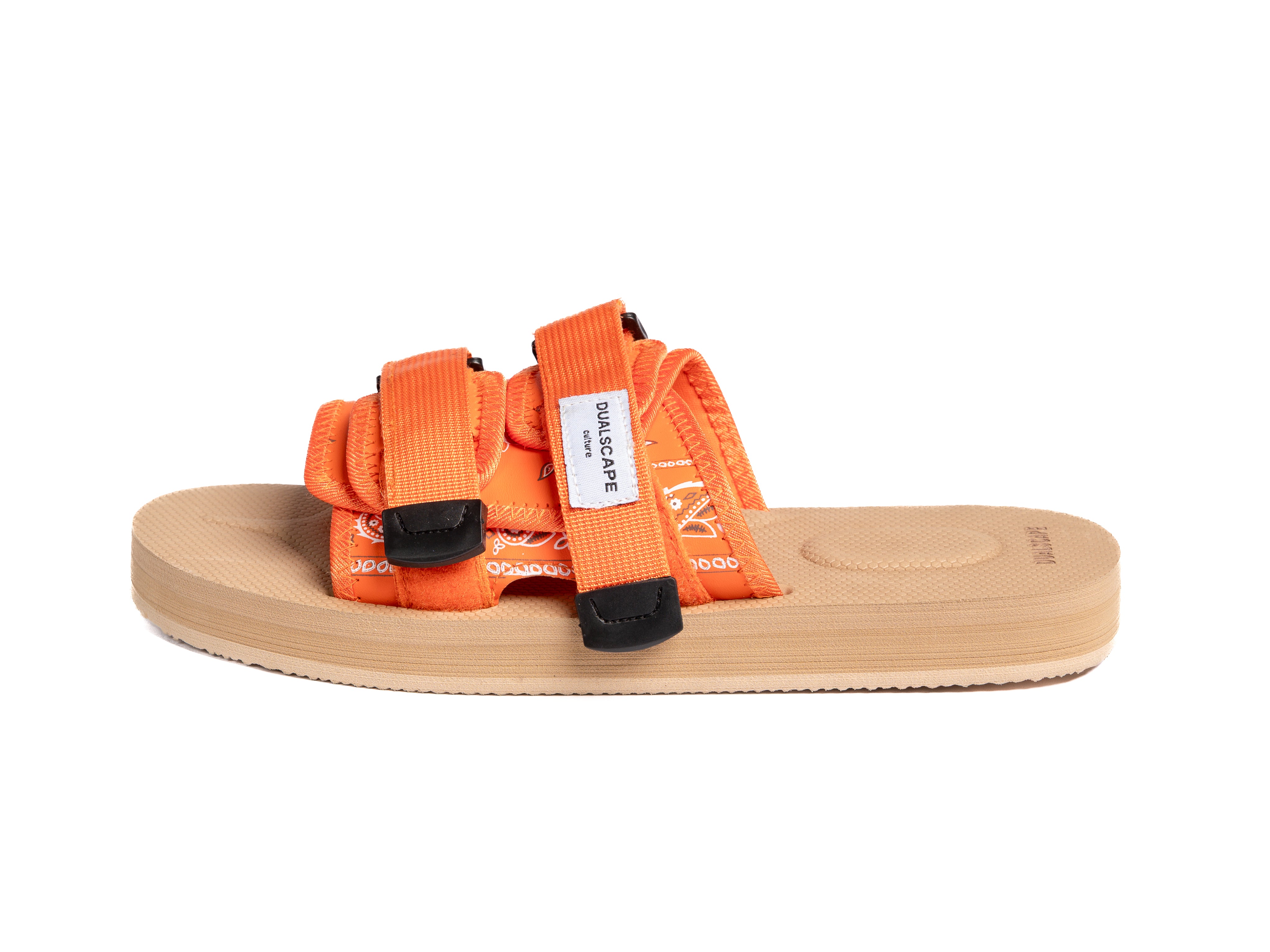 DUALSCAPE SLIPPERS - BANDANA BEIGE/ARANCIO