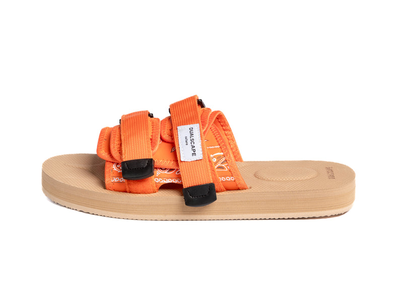 DUALSCAPE SLIPPERS - BANDANA BEIGE/ARANCIO