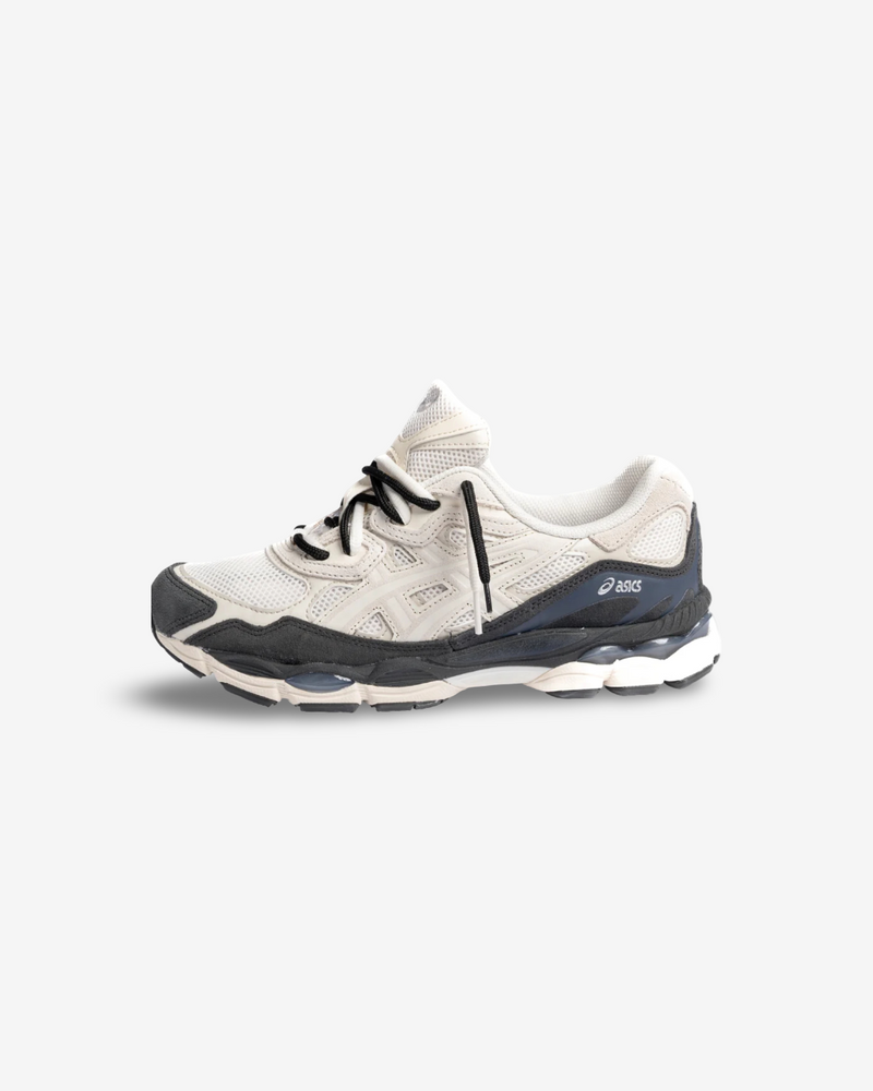 ASICS GEL-NYC WHITE SMOKE GREY DOUBLE LACES