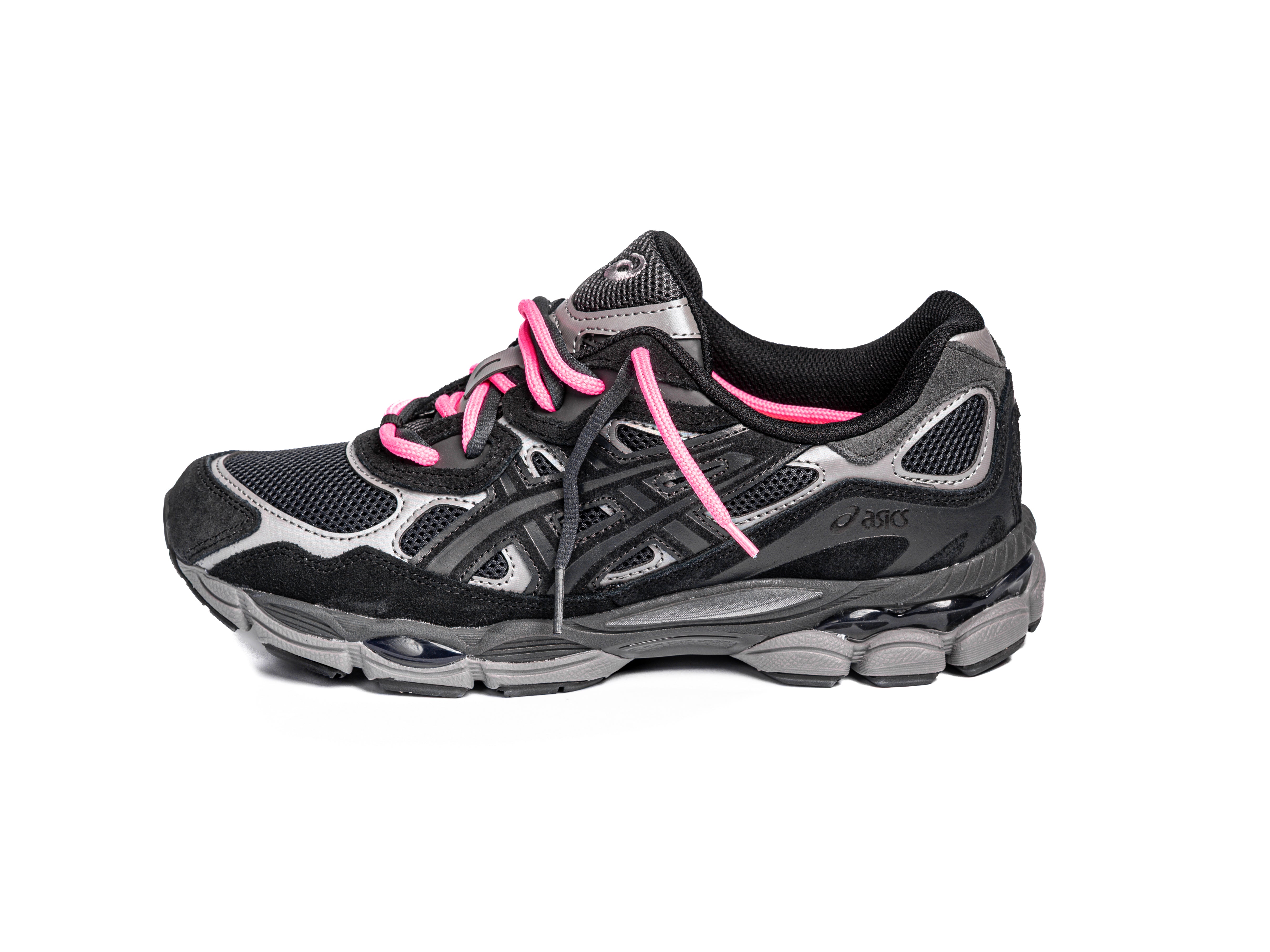 ASICS GEL-NYC BLACK PURPLE DOUBLE LACES