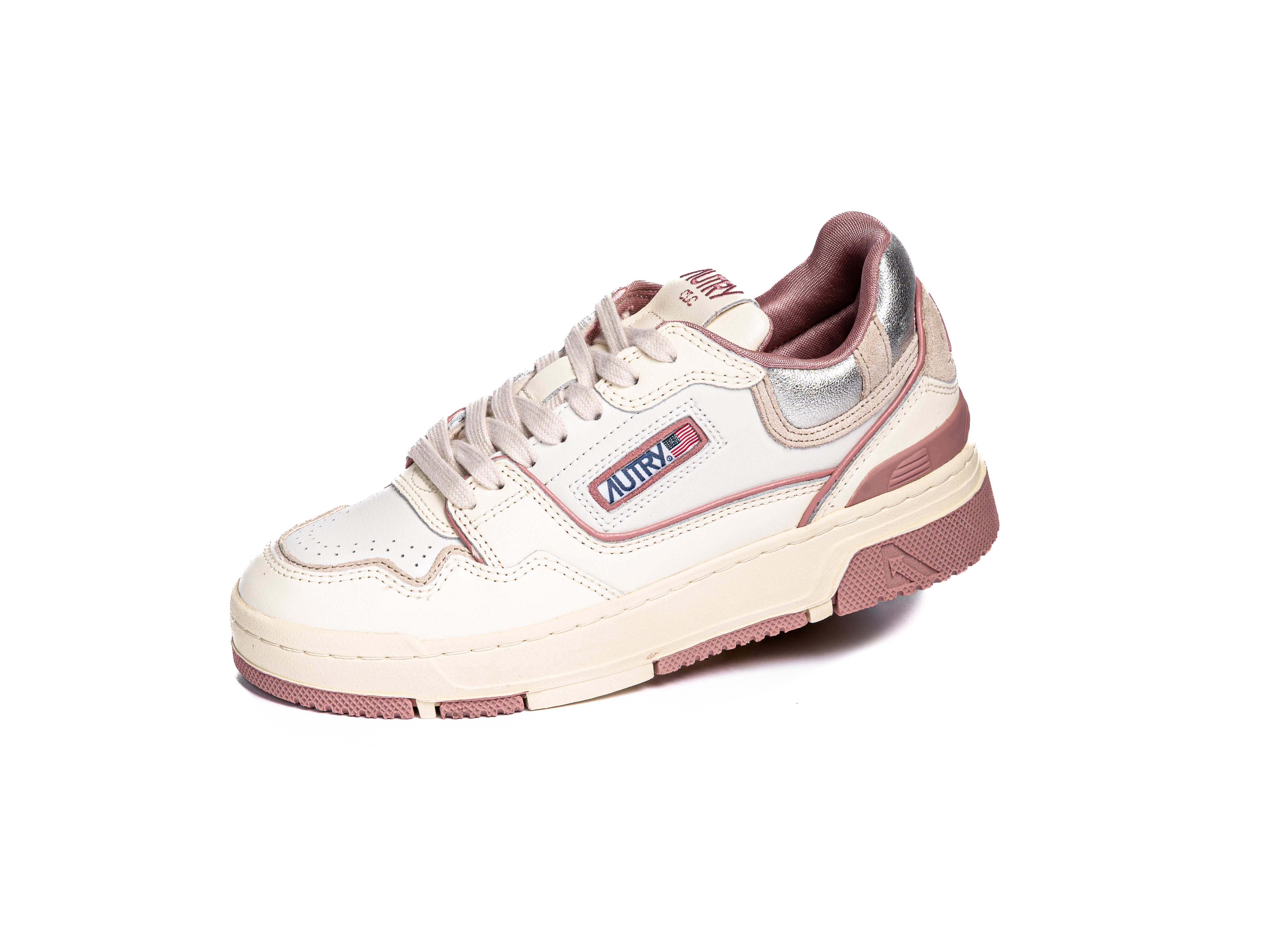 AUTRY CLC IN PELLE - SILVER ROSE