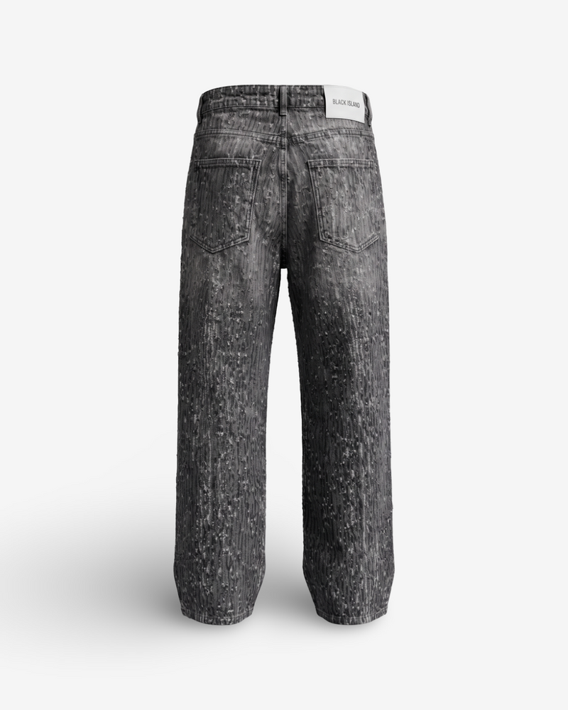 BLACK ISLAND - JEANS TEXTURE GREY