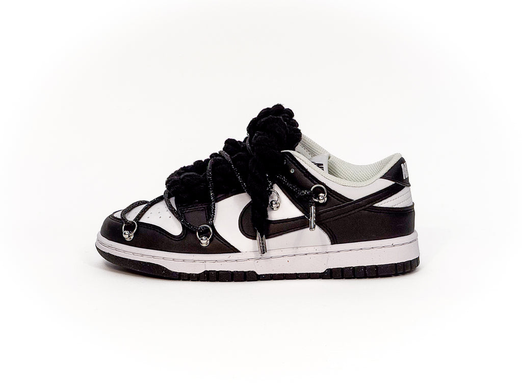 Dunk Low Panda Rope Laces W/ Overlaces