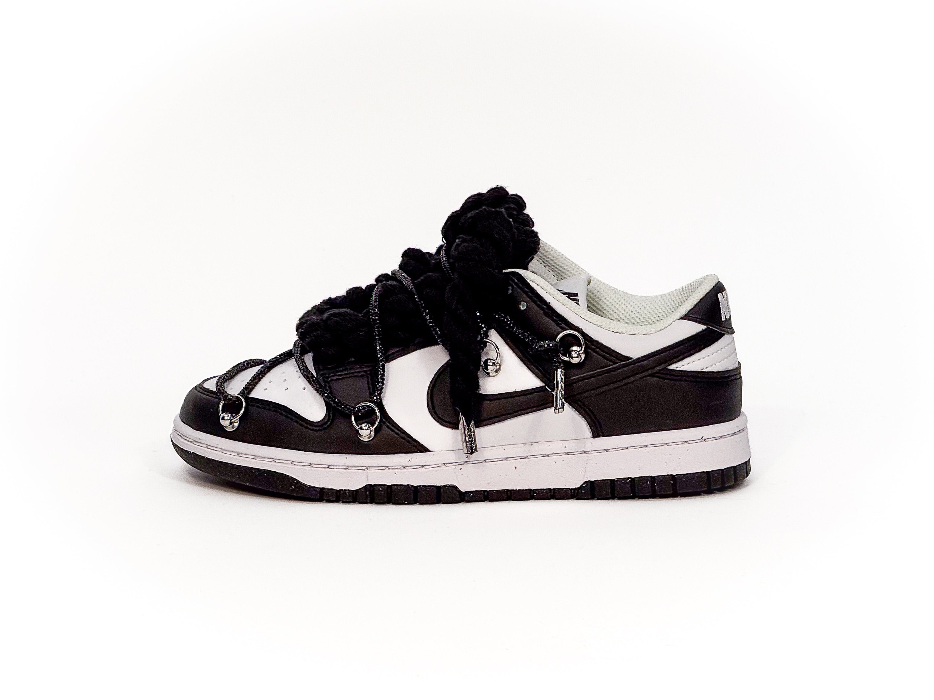 Dunk Low Panda Rope Laces W/ Overlaces