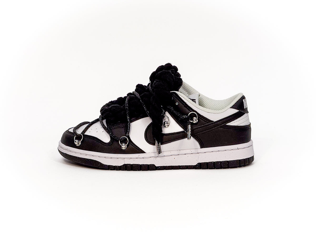 Dunk Low Panda Rope Laces W/ Overlaces