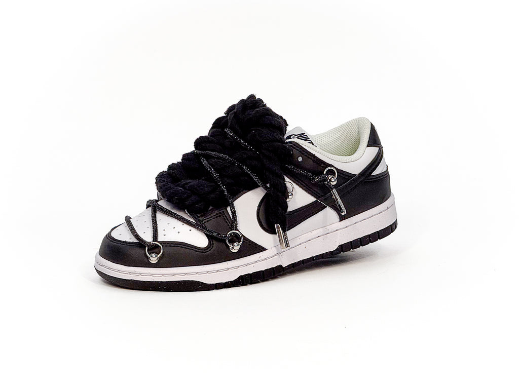 Dunk Low Panda Rope Laces W/ Overlaces