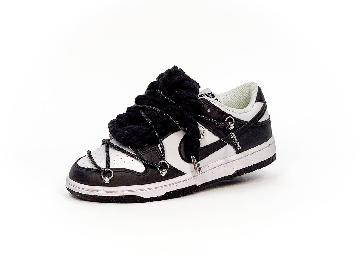 Dunk Low Panda Rope Laces W/ Overlaces