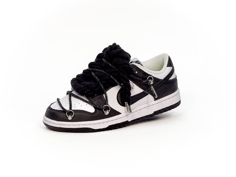 Dunk Low Panda Rope Laces W/ Overlaces