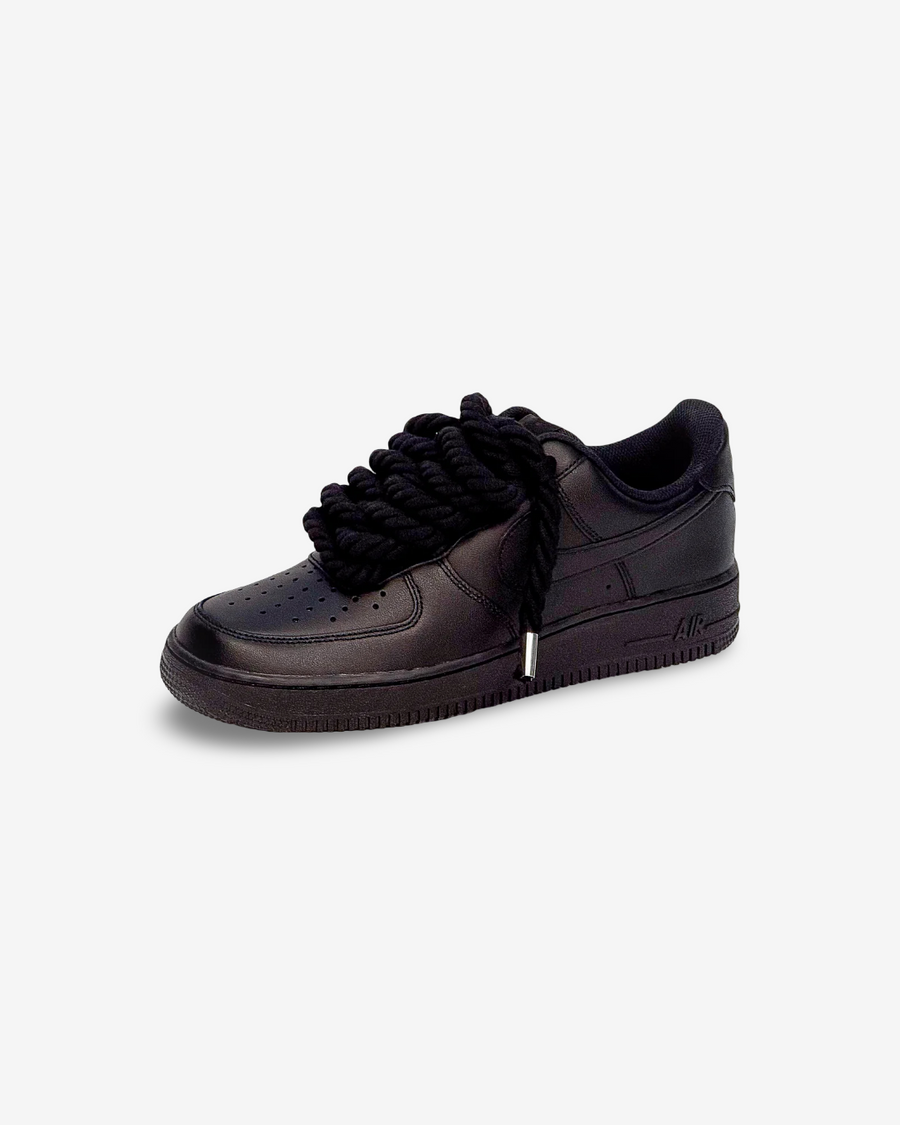 Air Force Black  Corda Laces Nera