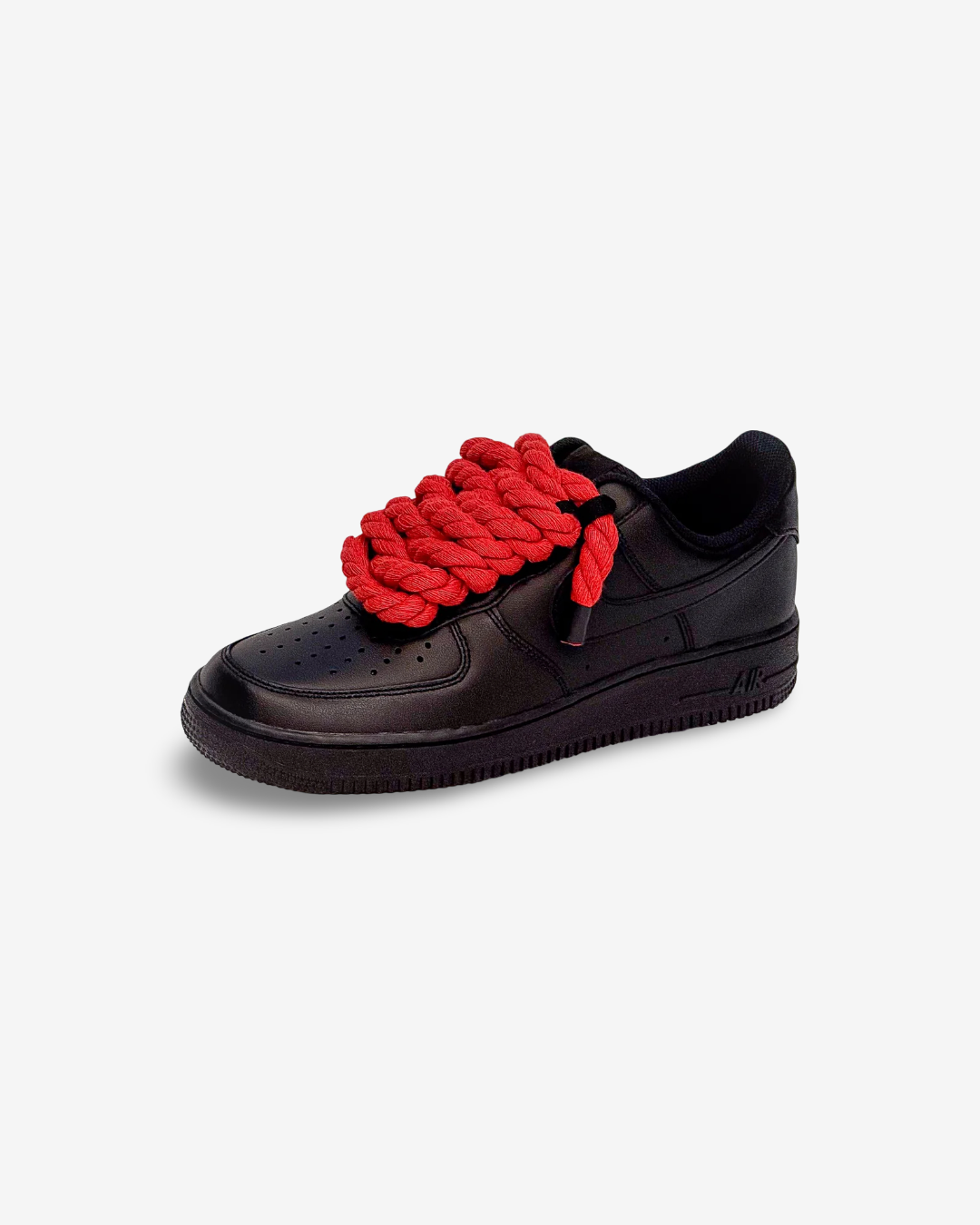 Air Force Black Corda Laces Rossa