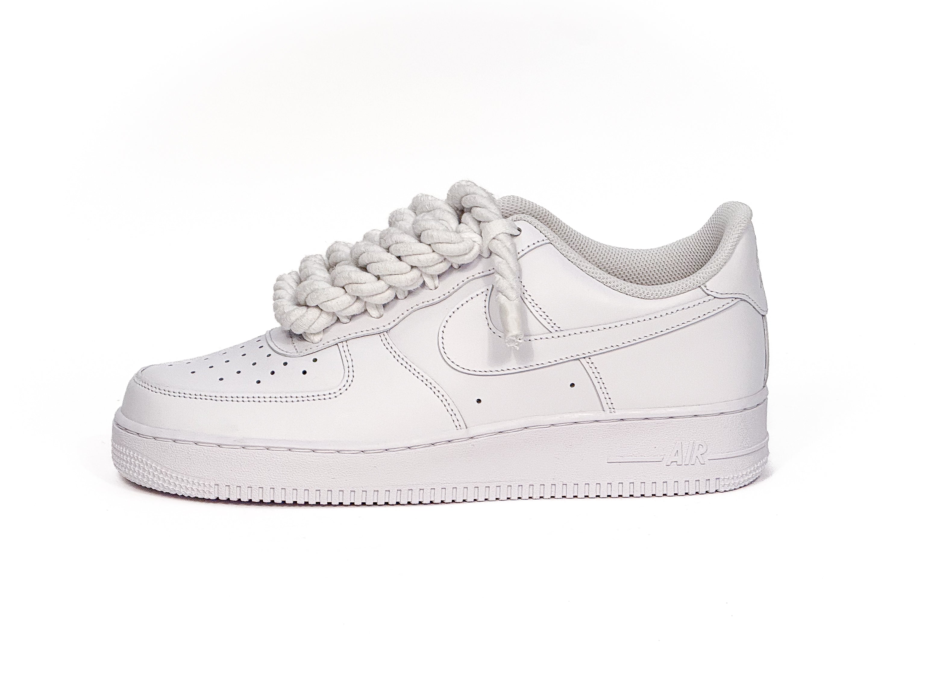 Air Force White Corda Laces Bianca