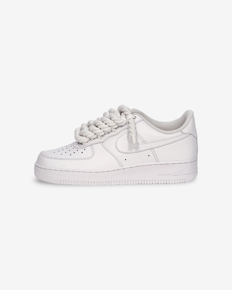 Air Force White Corda Laces Bianca