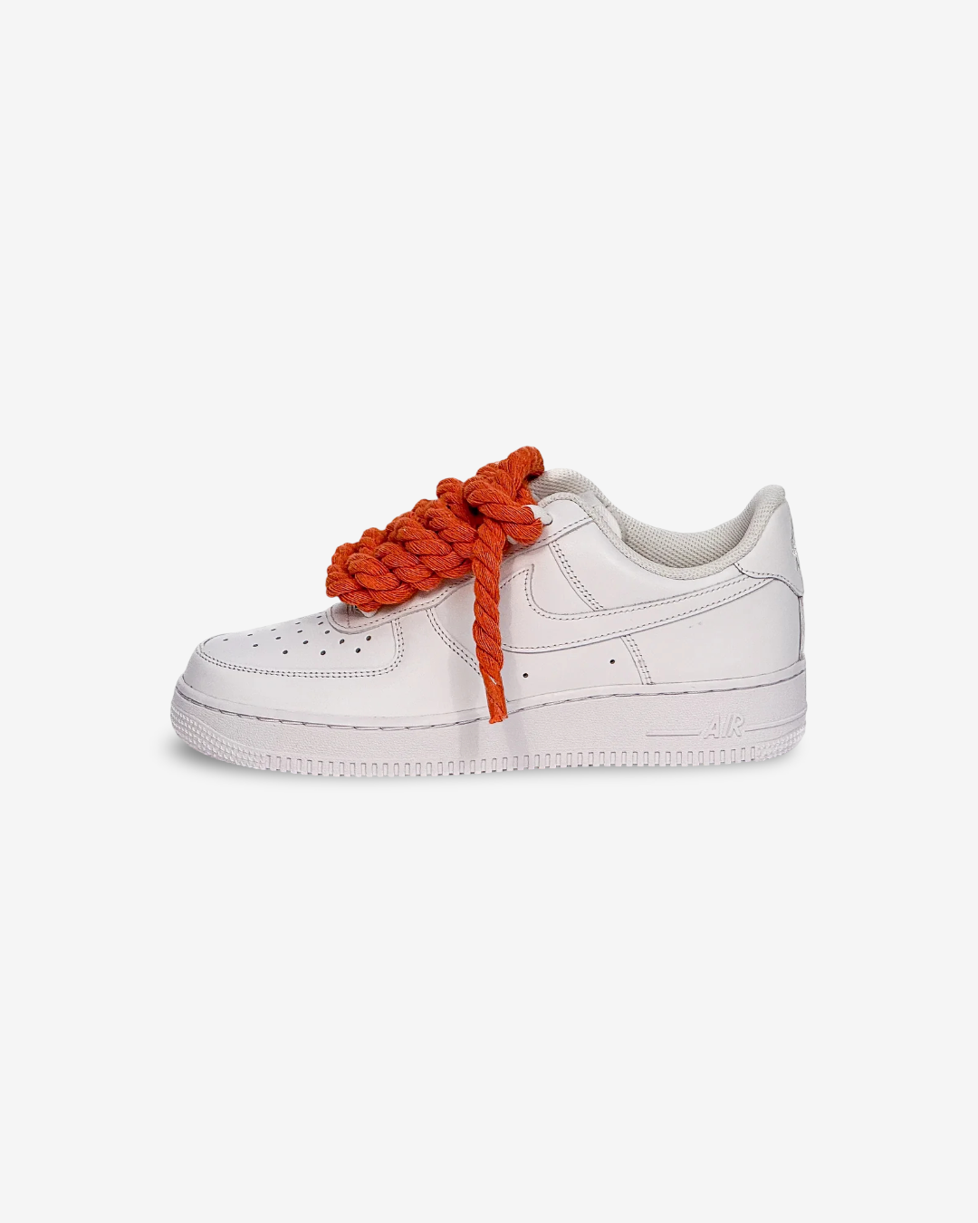 Air Force White Corda Laces ORANGE