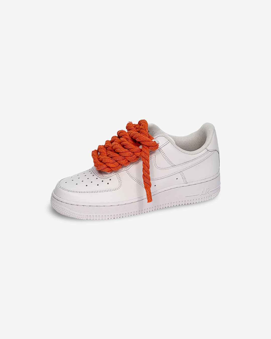 Air Force White Corda Laces ORANGE