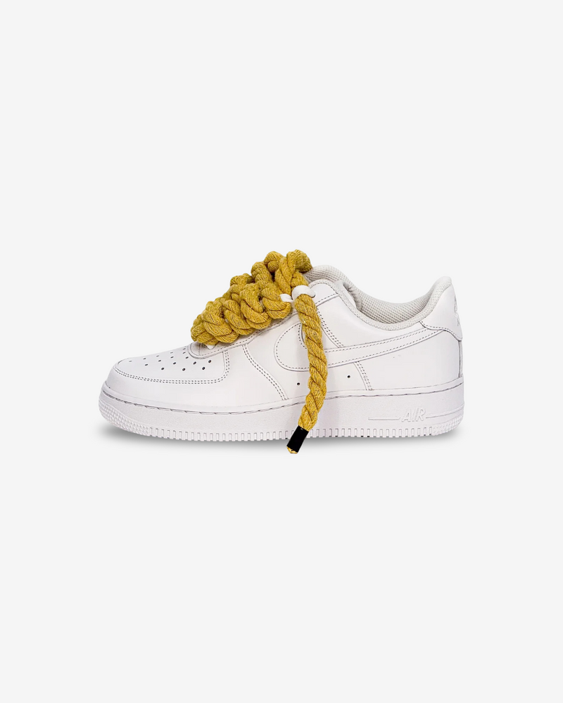 Air Force White Corda Laces YELLOW