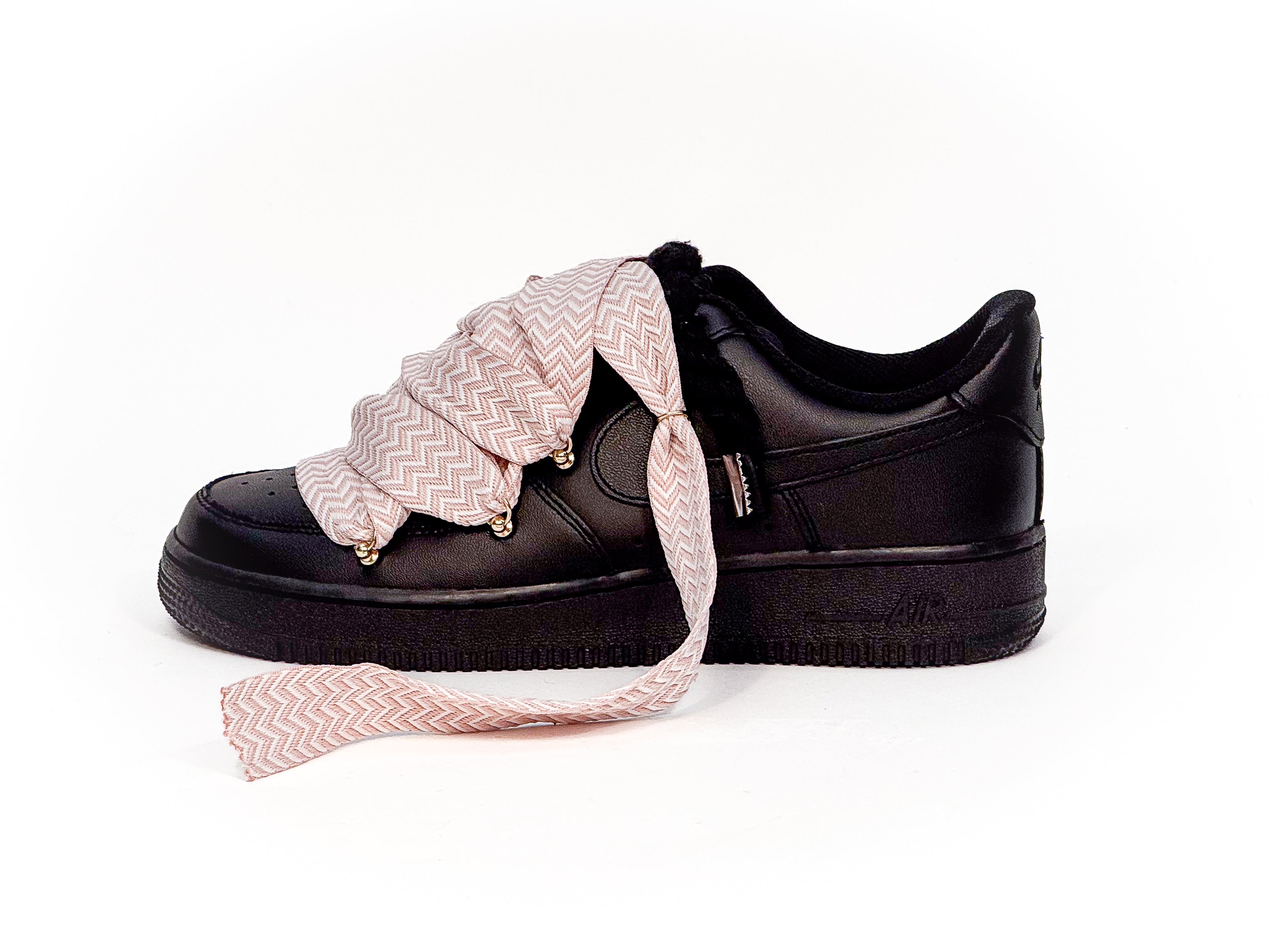 Air Force 1 Black Lanvin Rosa
