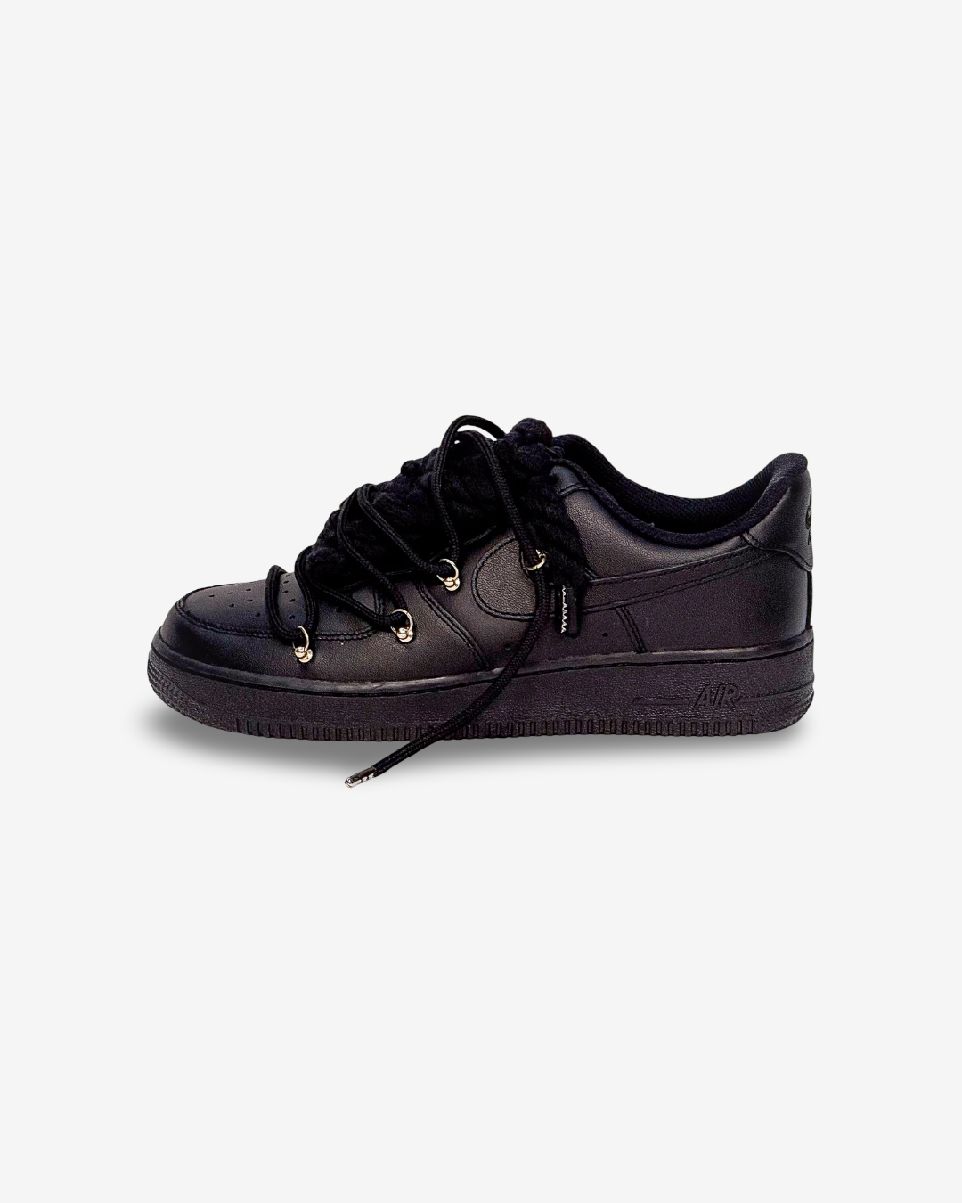 Air Force Black W/Black Overlaces