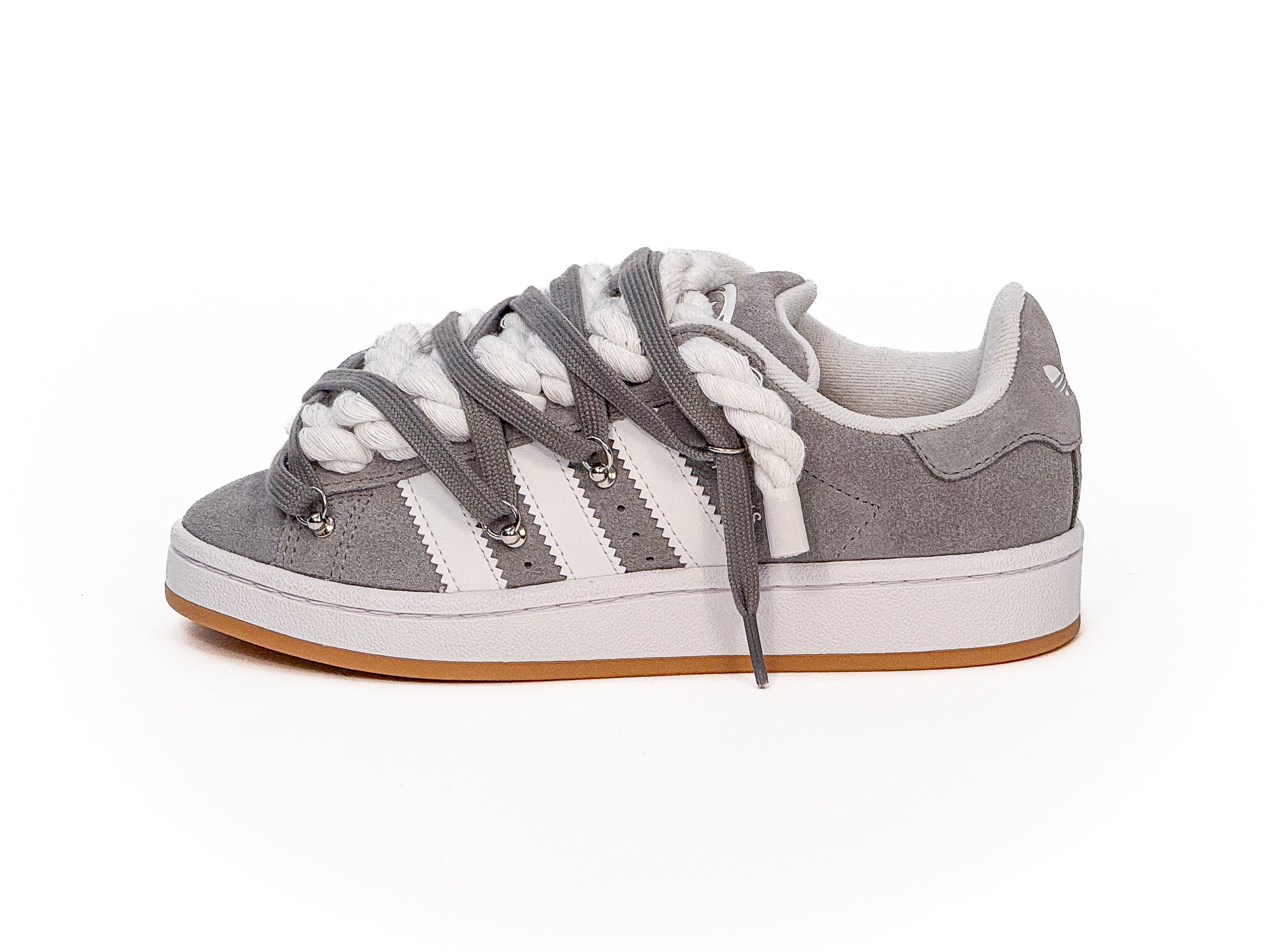Adidas Campus 00s Grey Corda Double Laces