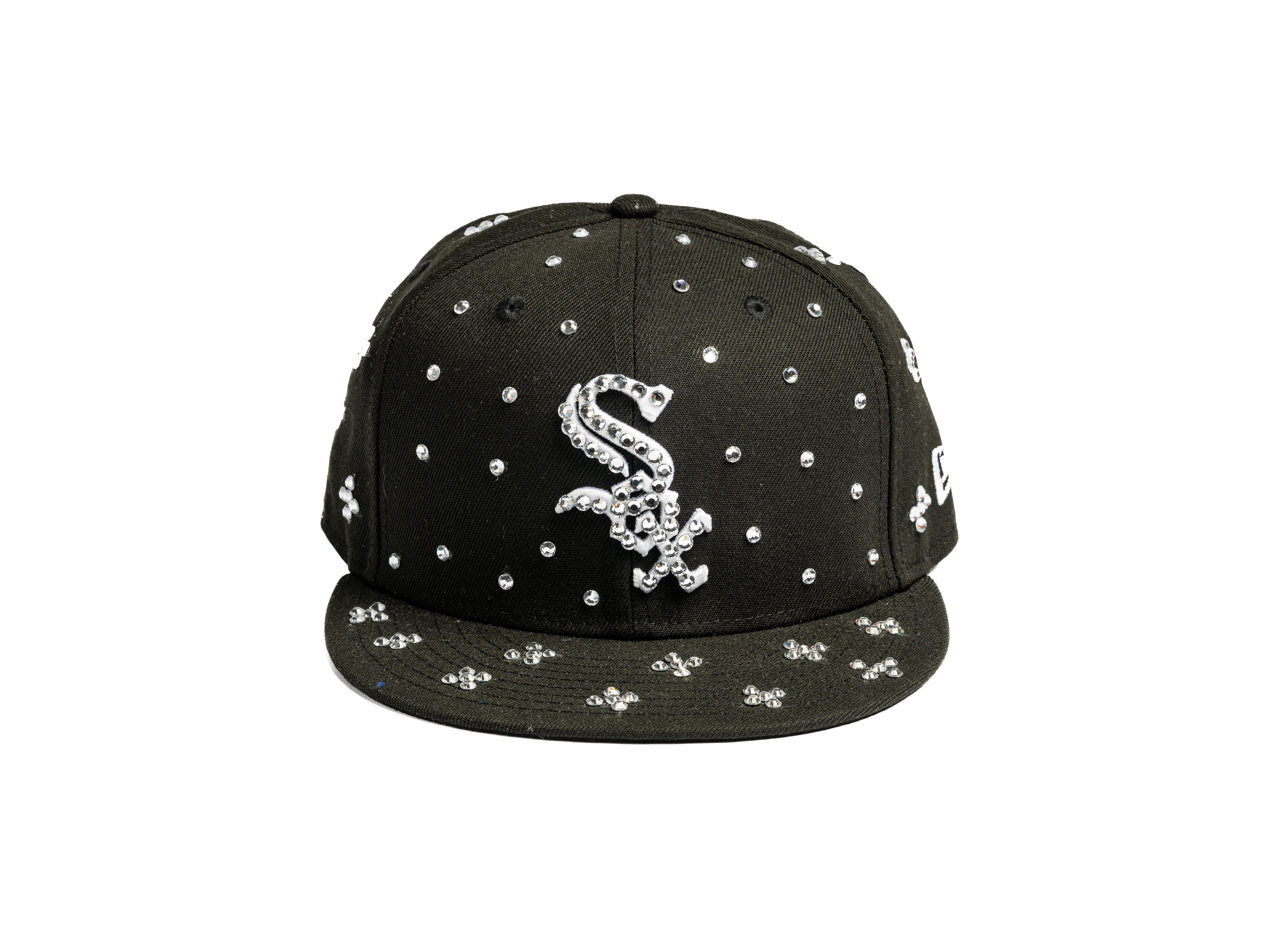 New Era Black - White Sox Chrome Diamond