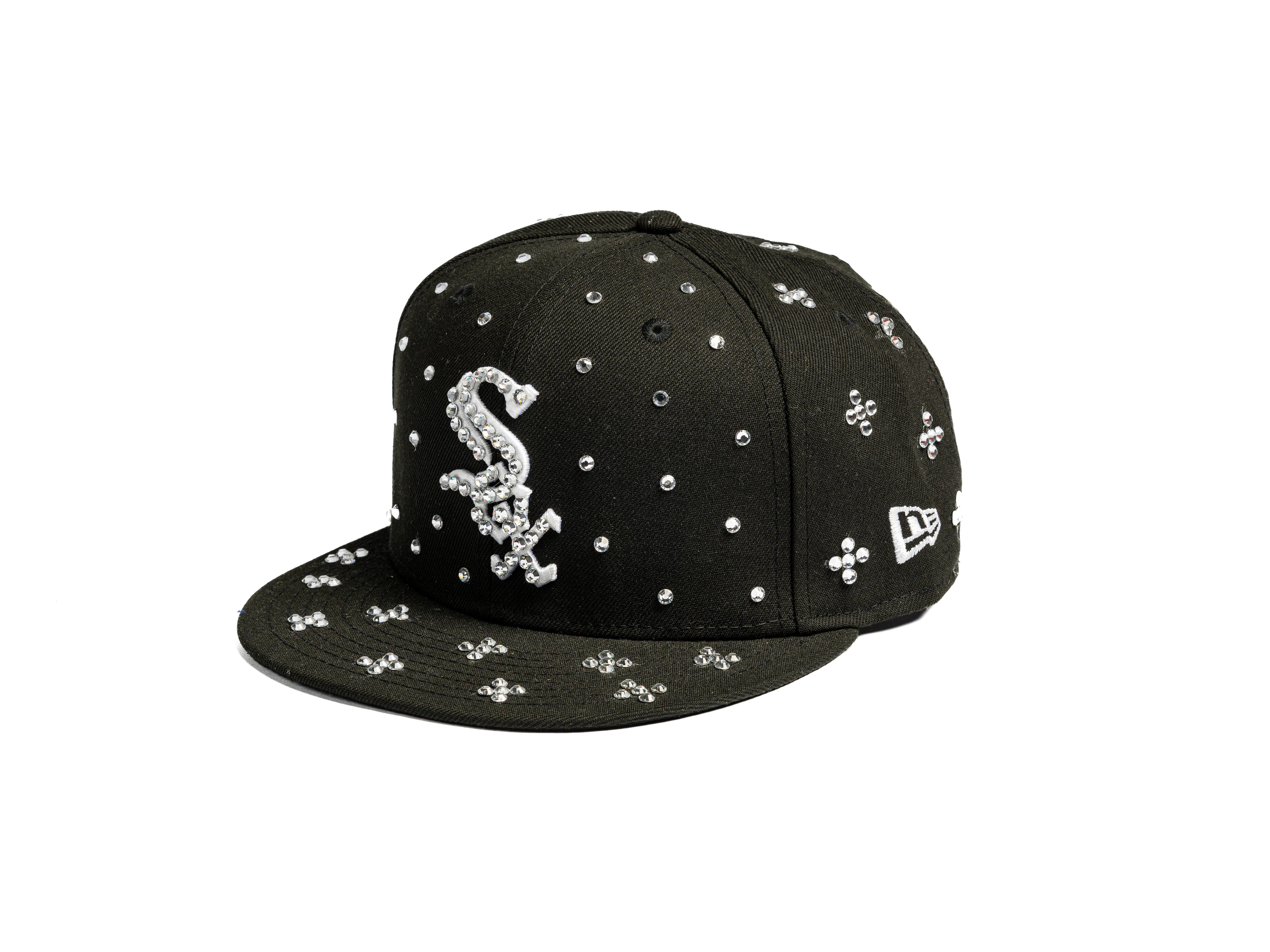 New Era Black - White Sox Chrome Diamond