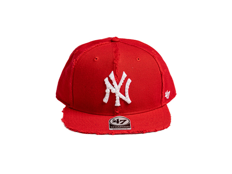 New Era Red - NY CUSTOM BOARD WASHED PEARL