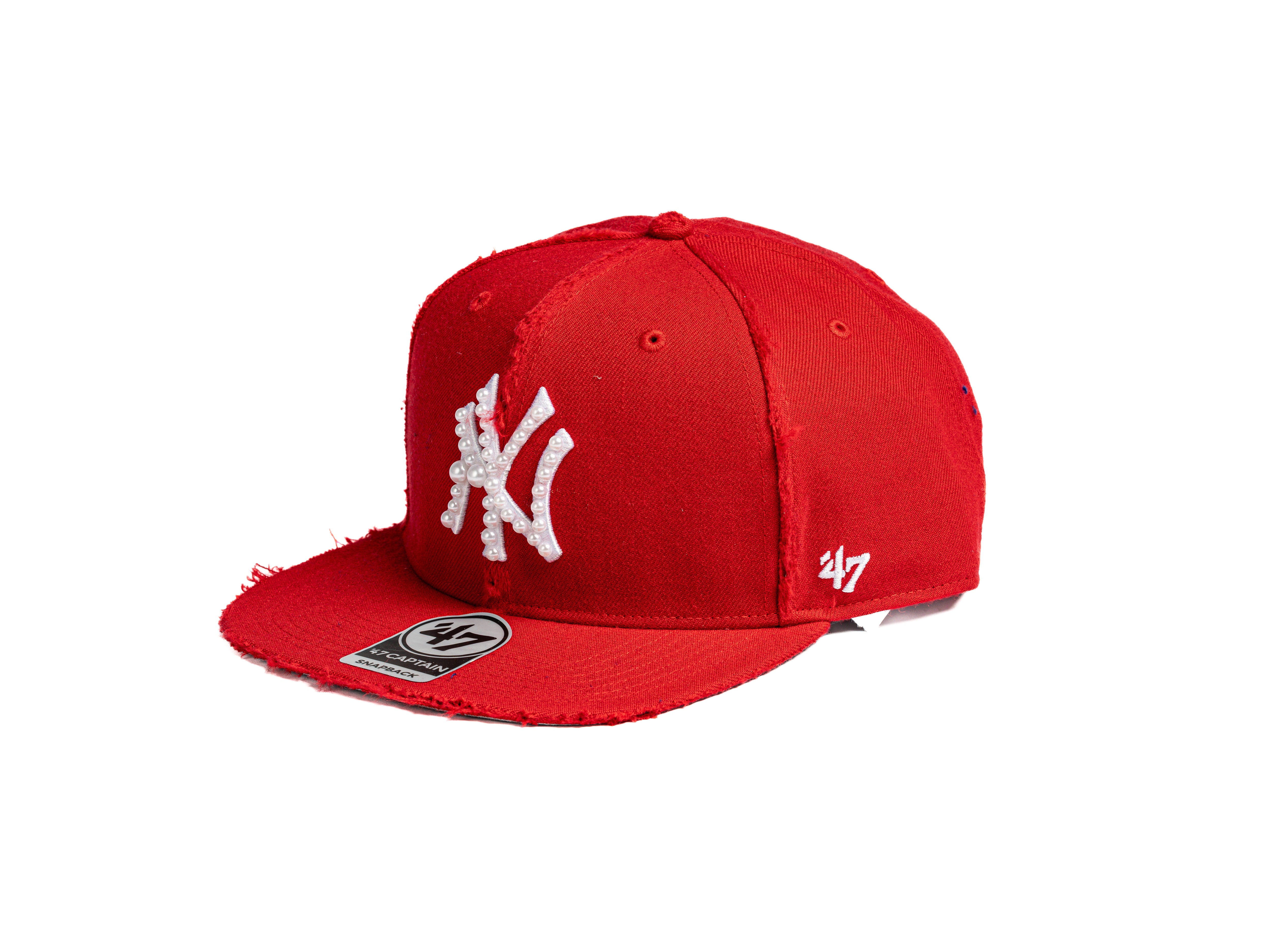 New Era Red - NY CUSTOM BOARD WASHED PEARL