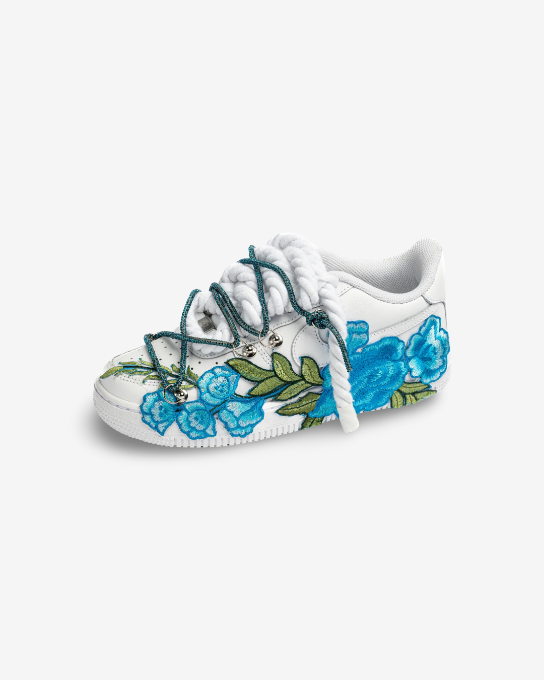 Air Force 1 White BLUE ROSES