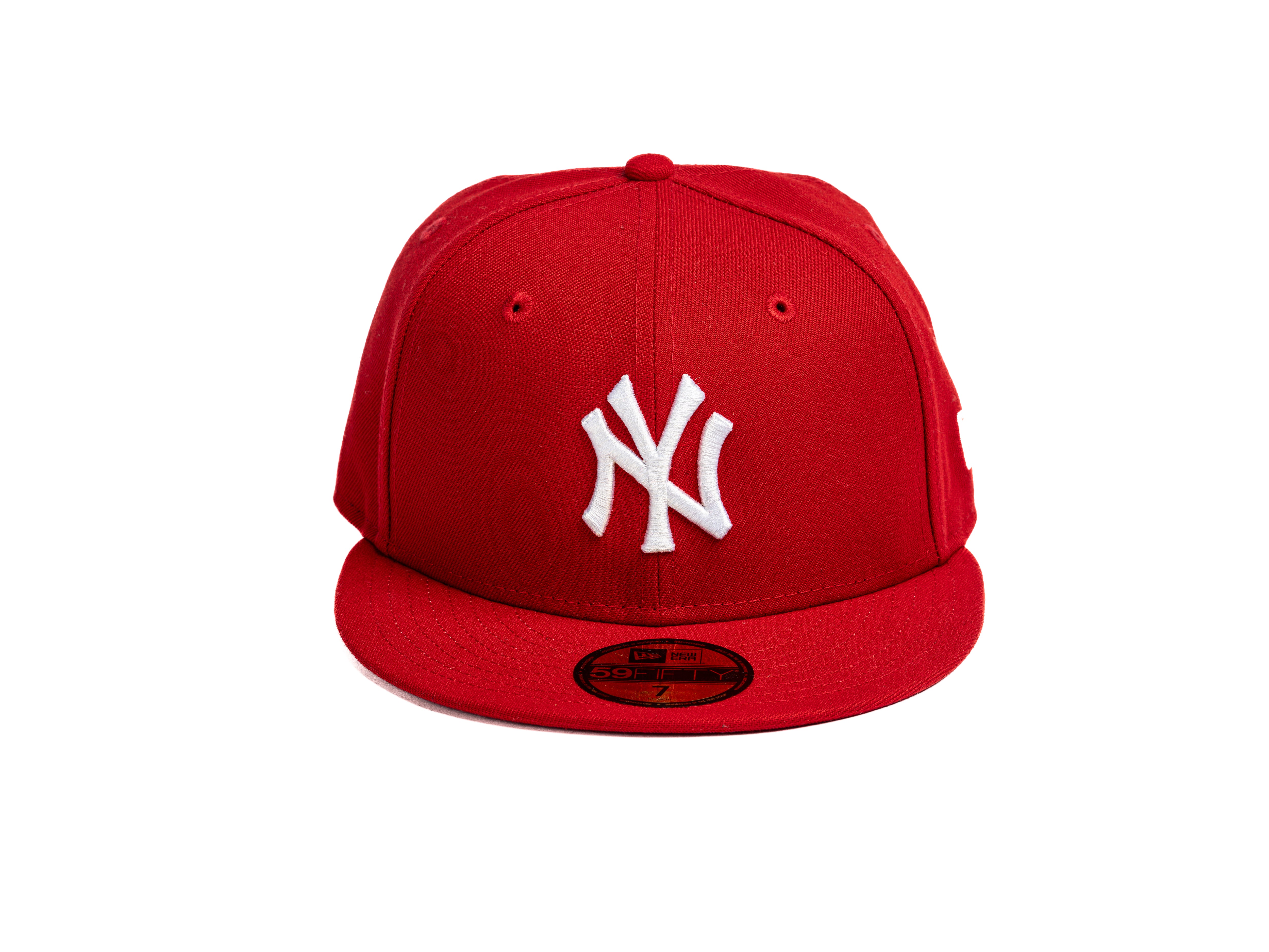 New Era Fitted Cap "NY" Red