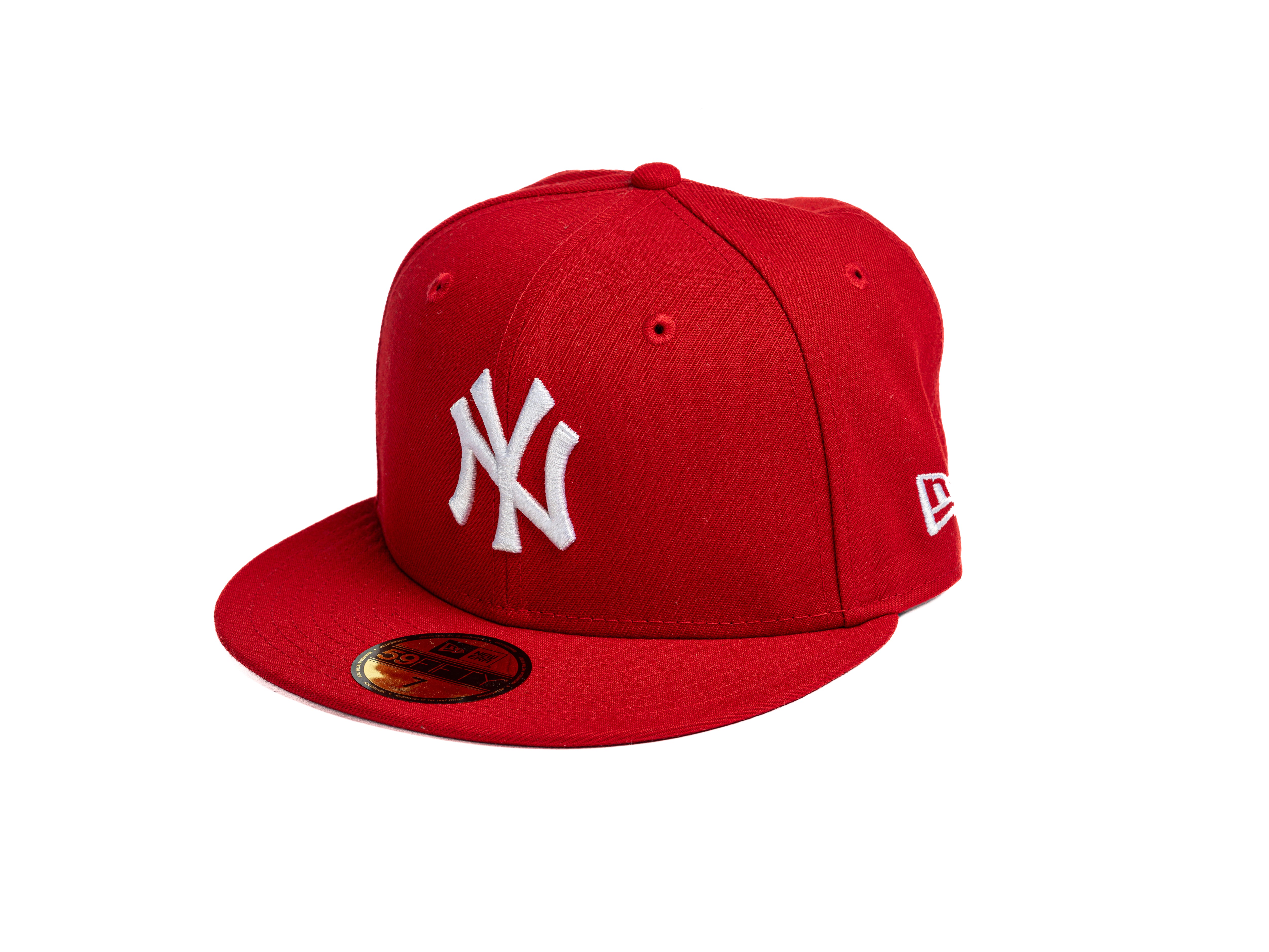 New Era Fitted Cap "NY" Red