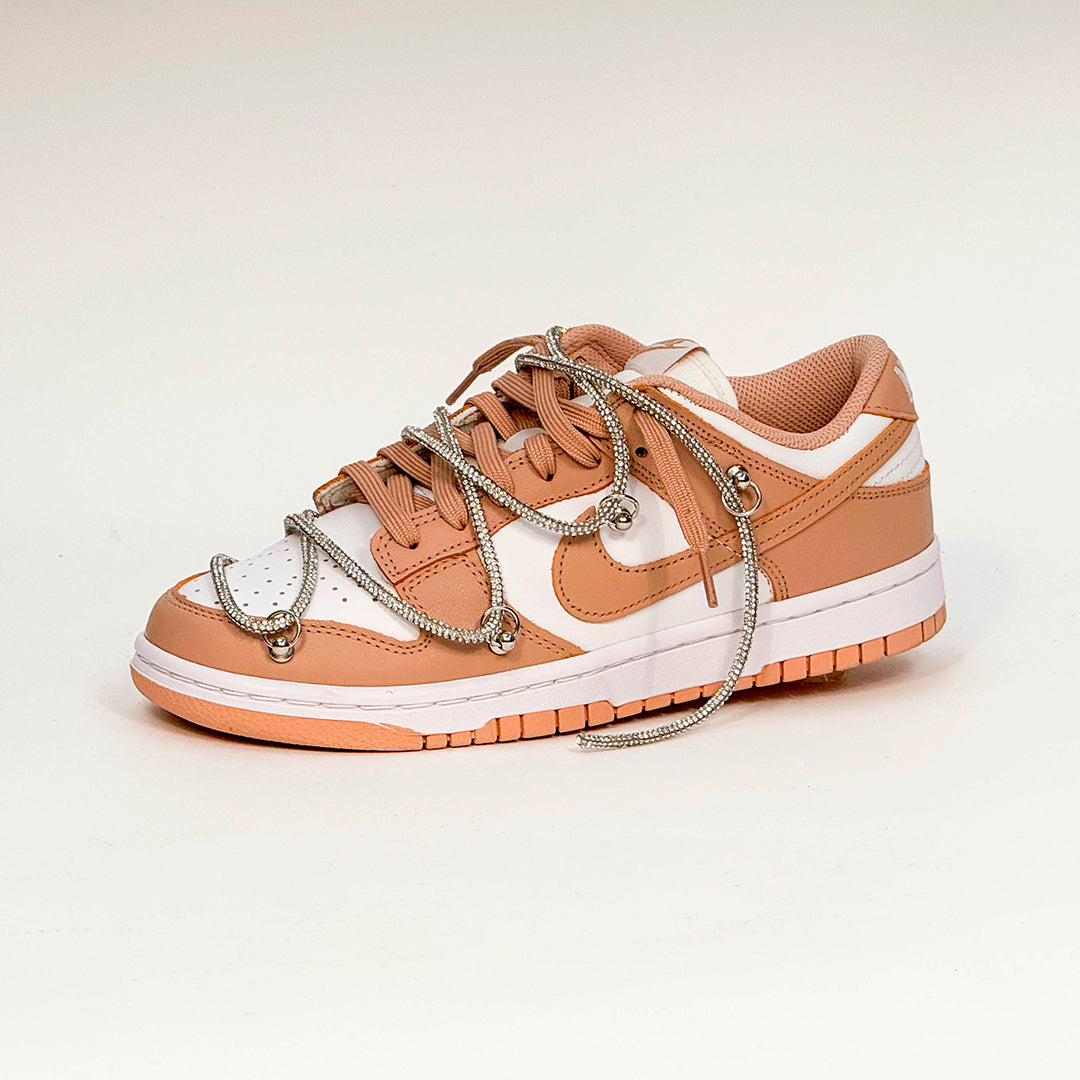 Dunk Low Rose whisper w/ overlaces