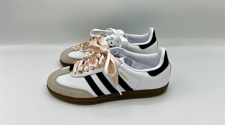 Adidas Samba Pink Charm Pearl Cloud White Core Black