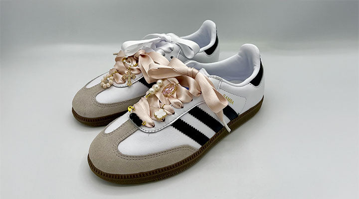 Adidas Samba Pink Charm Pearl Cloud White Core Black