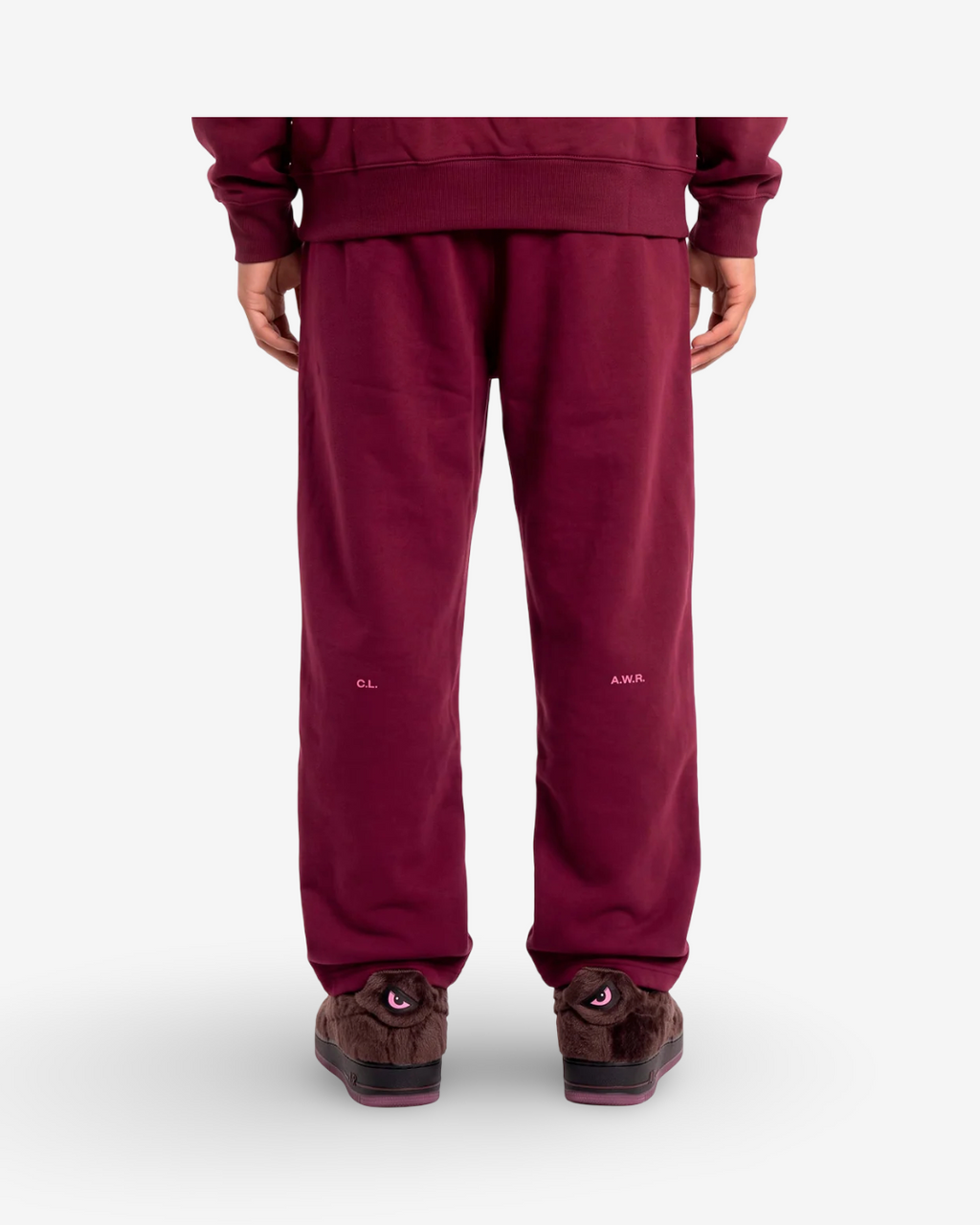 NOCTA x NIKE - PANTALONE TUTA ROSSO FONDO AMPIO